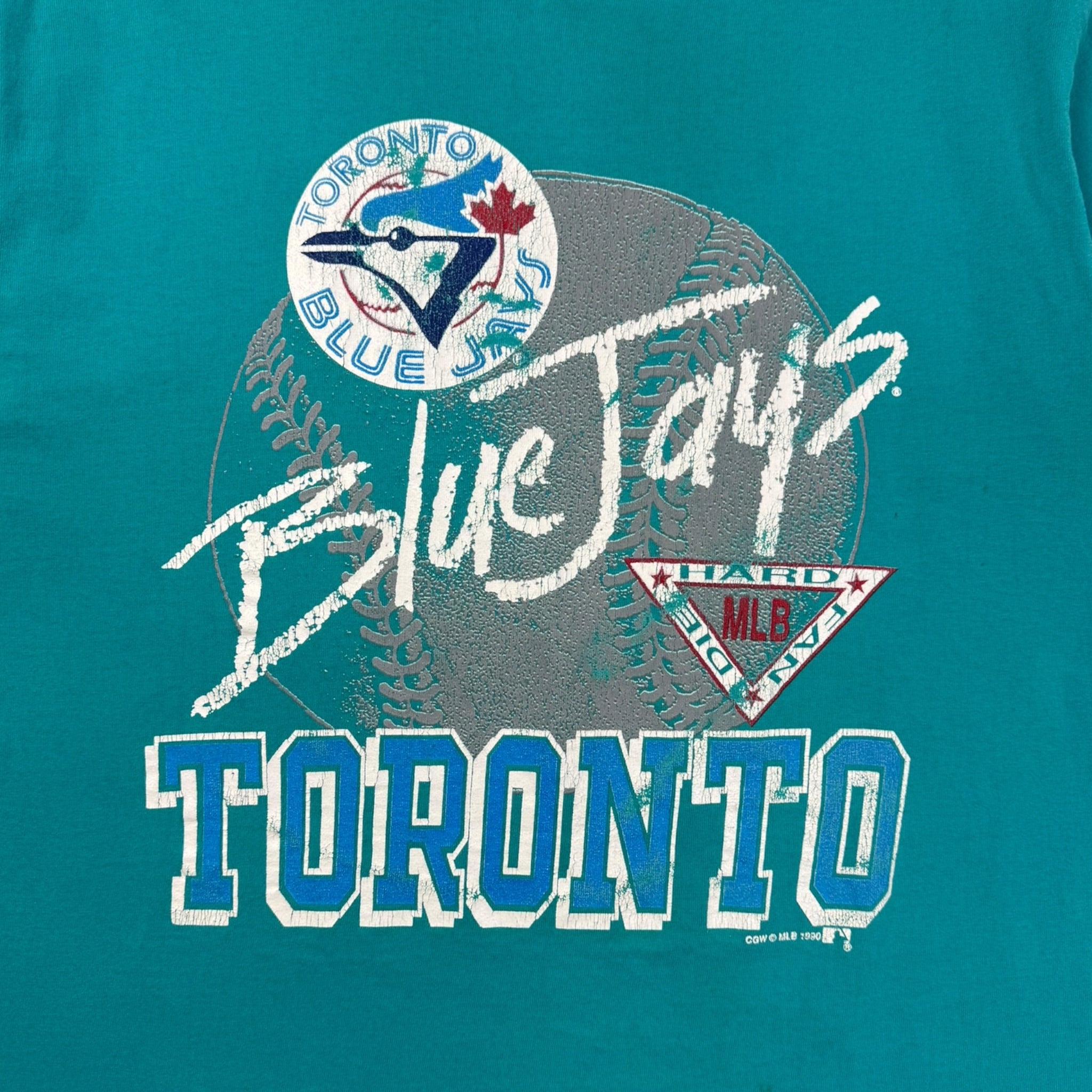 1990 Toronto Blue Jays MLB T-Shirt Turquoise