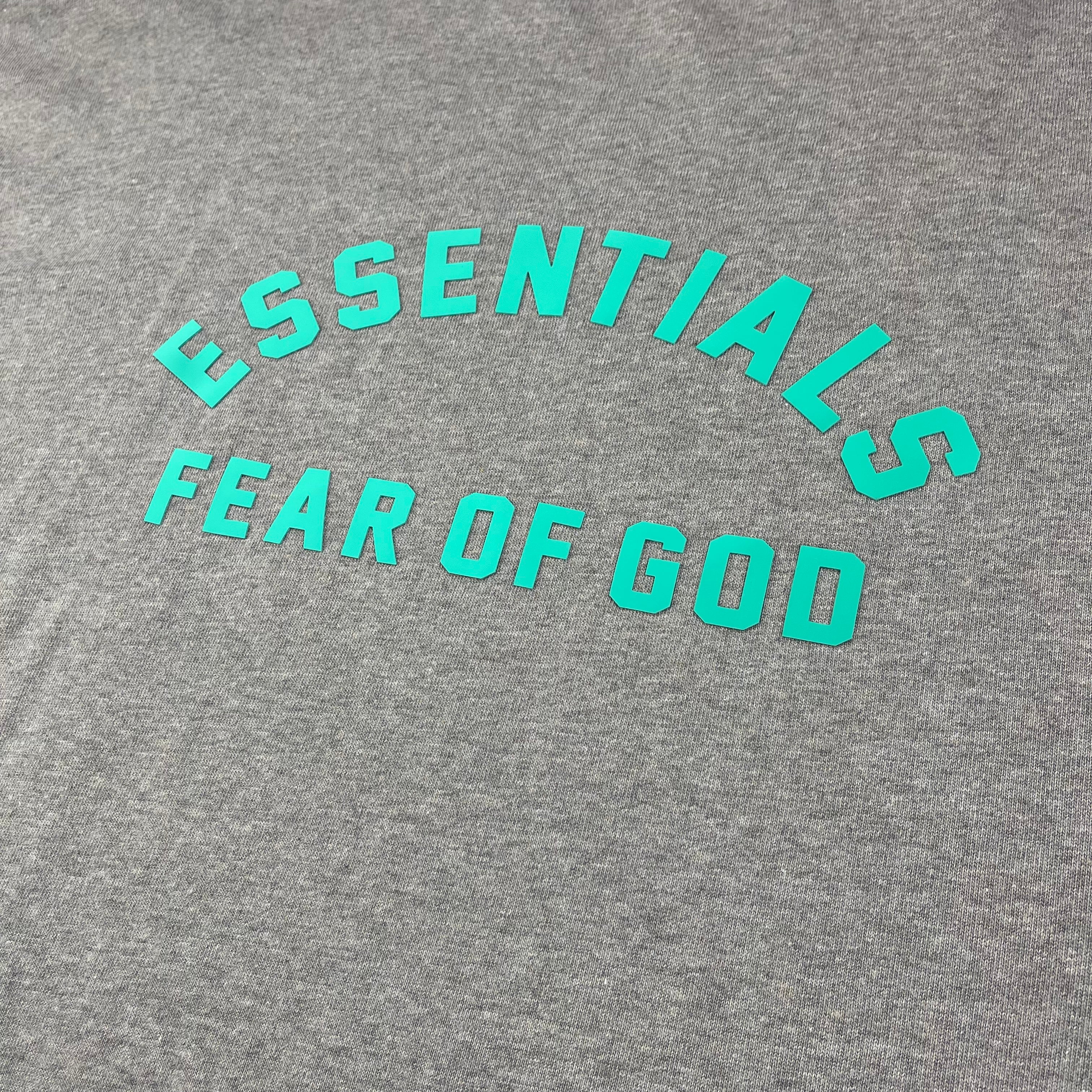 Fear of God Essentials Heavy Jersey S/S Tee Dark Heather Oatmeal