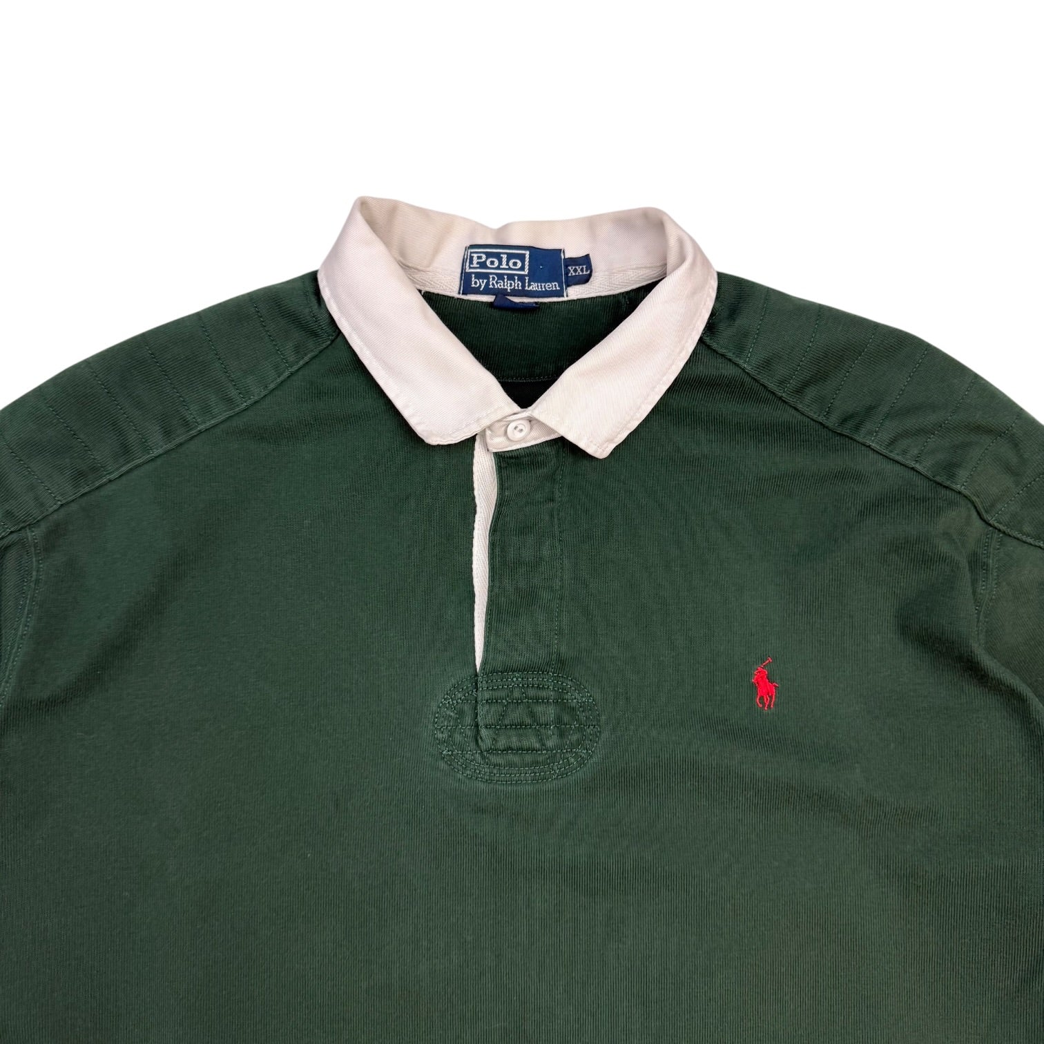 Vintage Polo Ralph Lauren L/S Rugby Polo Green