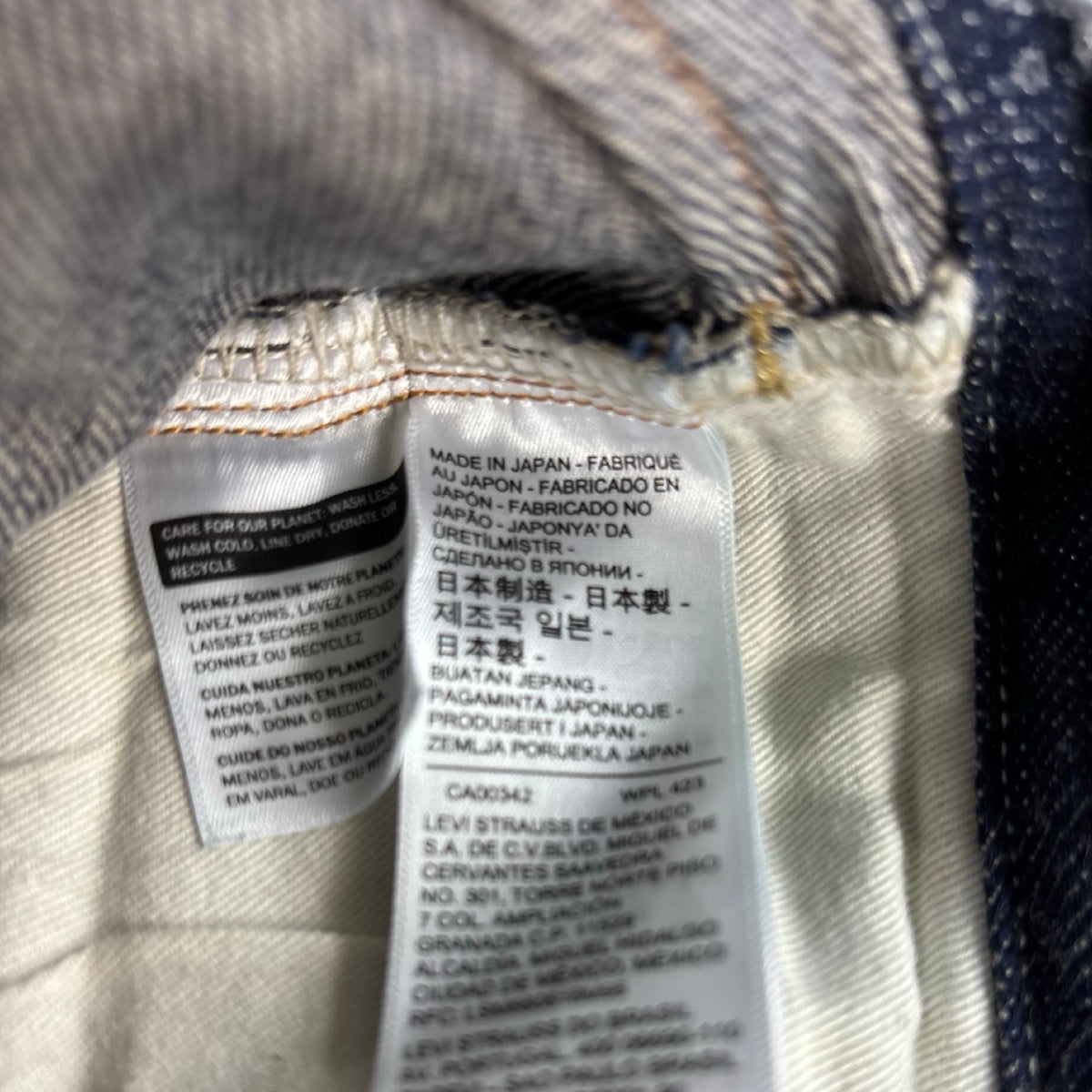 Levi’s 501xx Selvedge Denim Pant Dark Wash