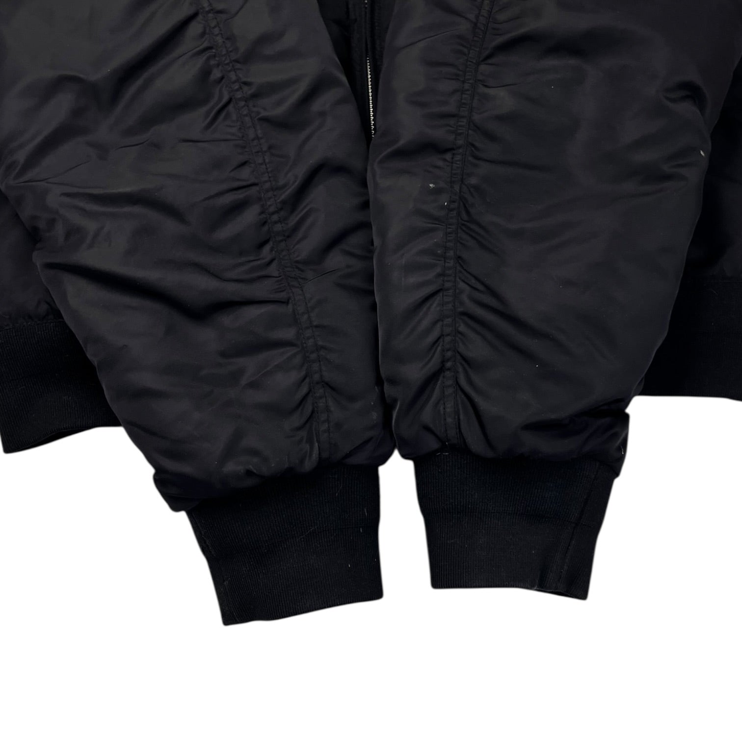 Stüssy Hooded Flight Jacket Black