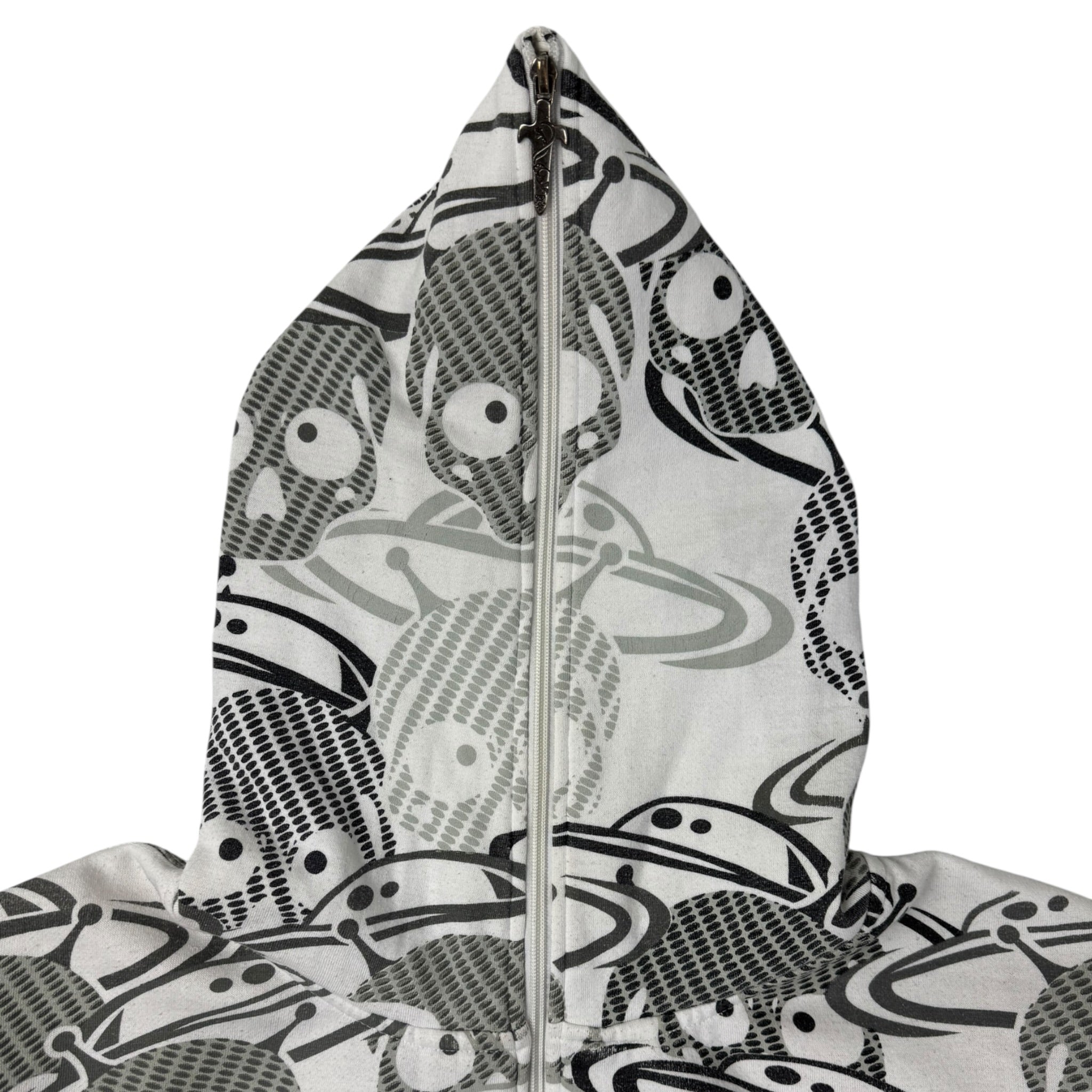 Vintage Urban Heritage Spaces & Skulls Full Zip Hoodie