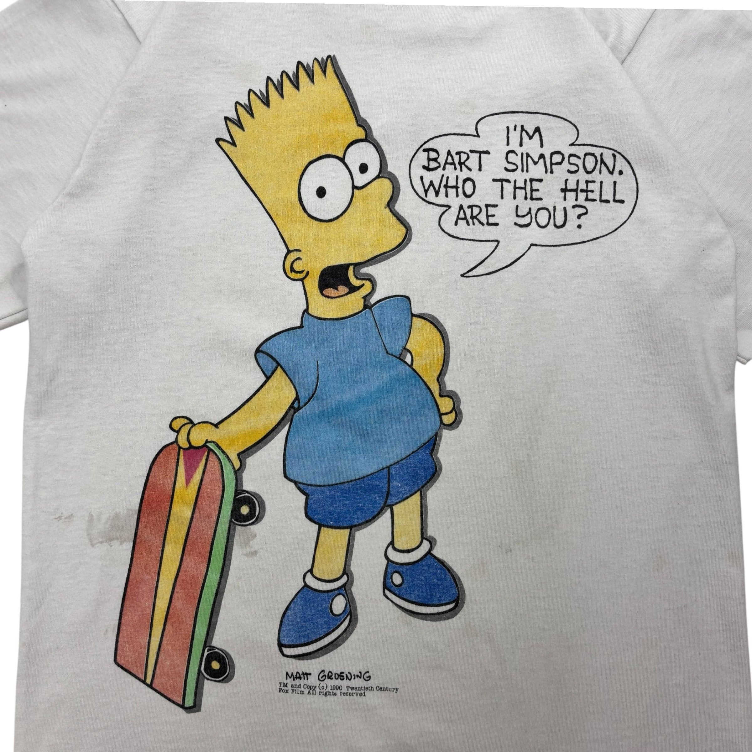 1990 The Simpsons Bart Simpson Tee