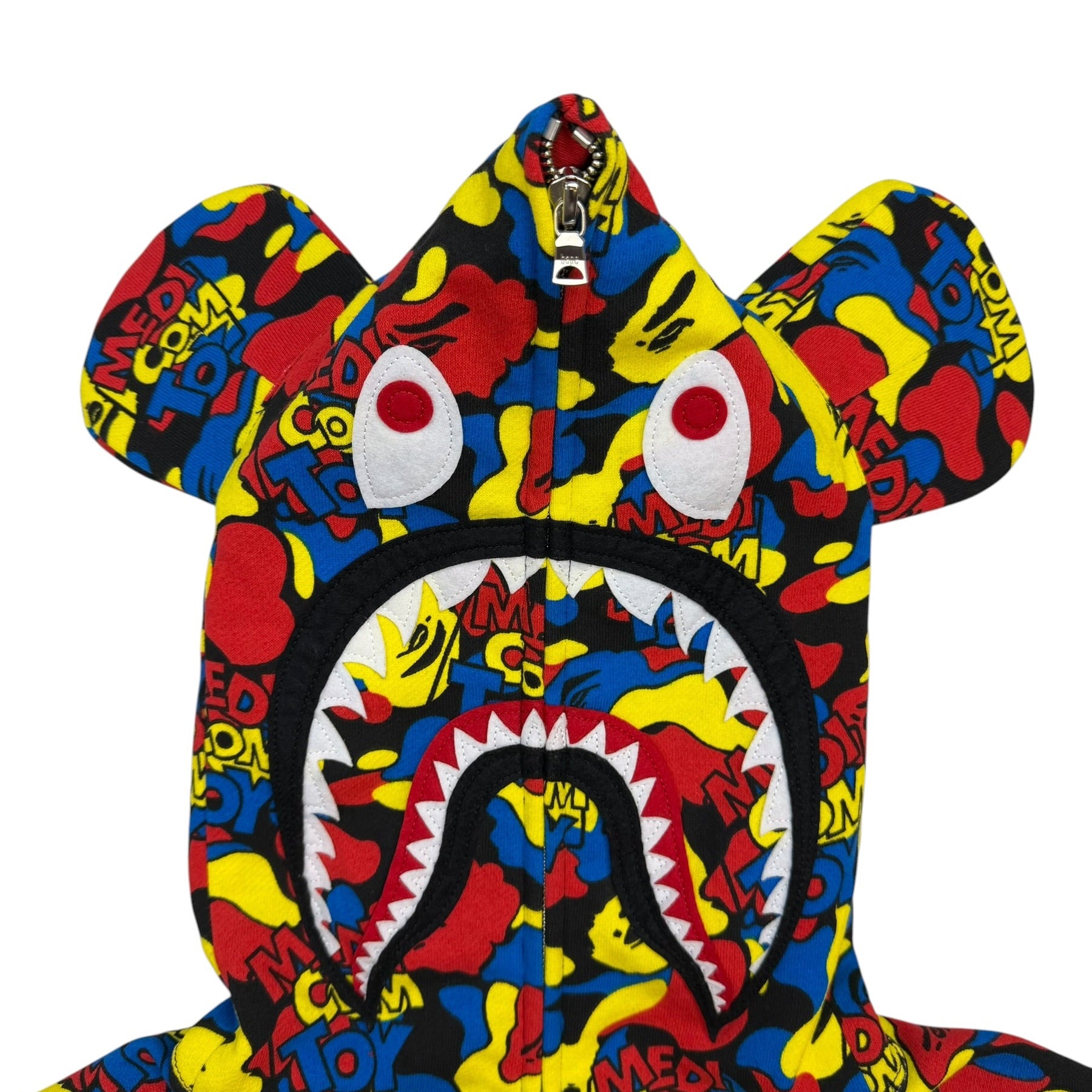 Bape x Medicom Full Zip Hoodie Multicolor