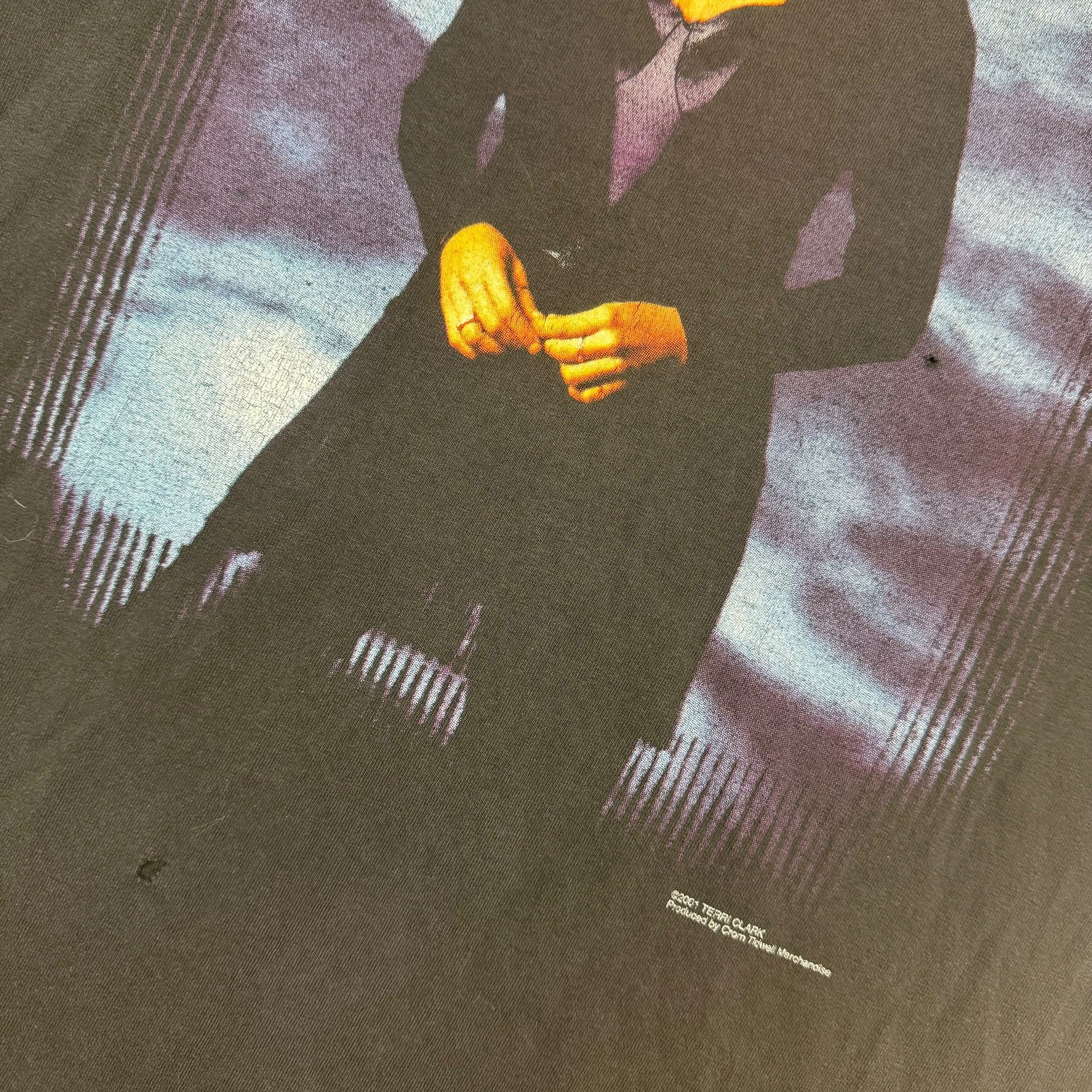 2001 Terri Clark Fearless Tour Tee Black