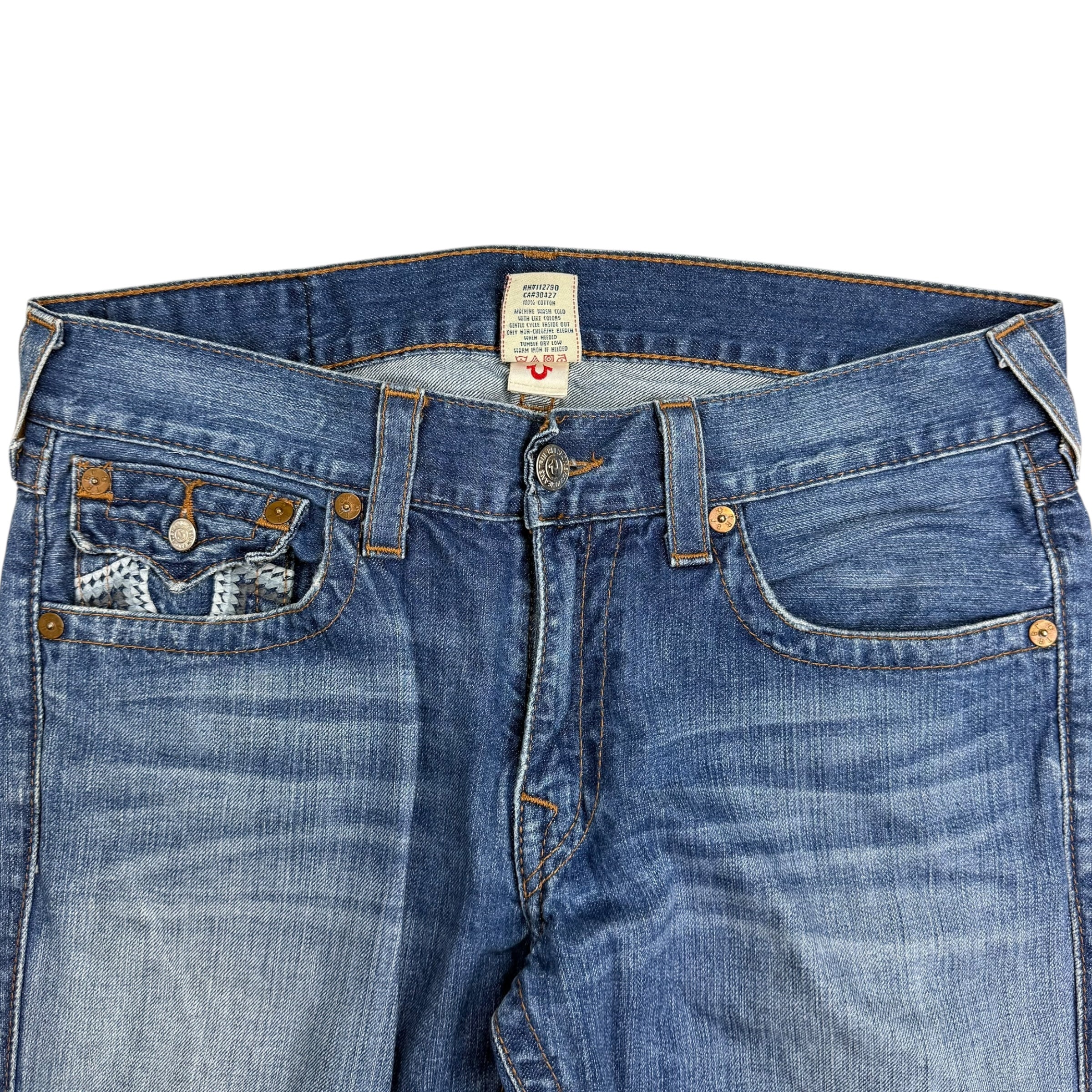 Vintage True Religion Boot Cut Denim Pants Dark Wash