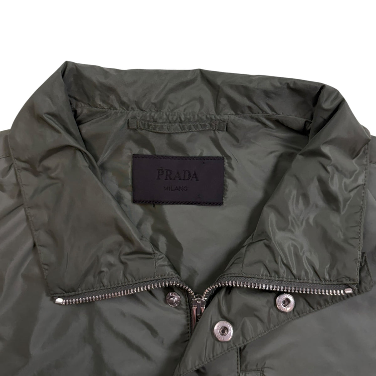 Prada Nylon Windbreaker Green