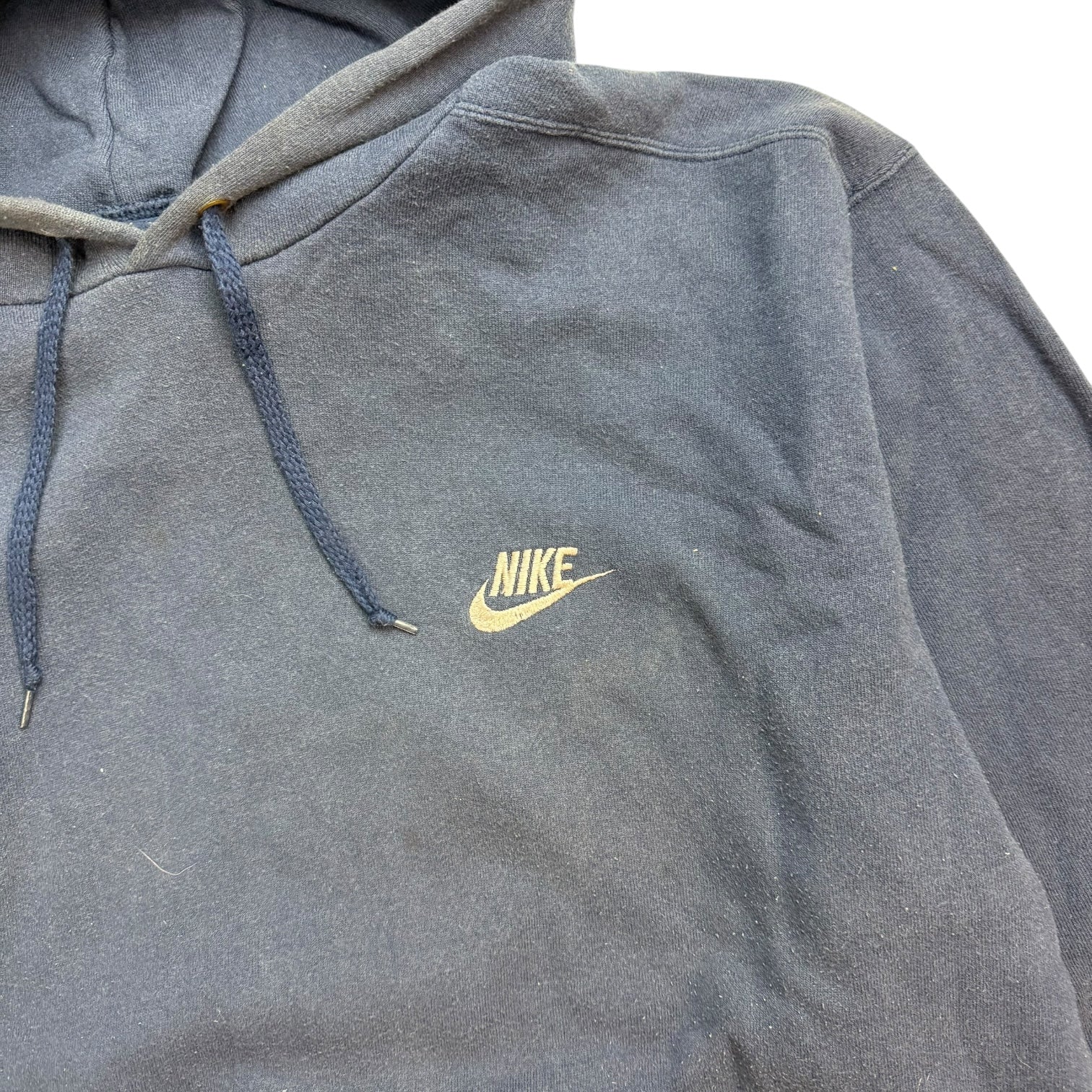 Vintage Nike Pullover Hoodie Navy Blue