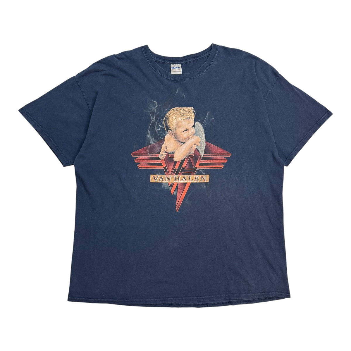 Vintage Van Halen Cherub Tee Navy Blue