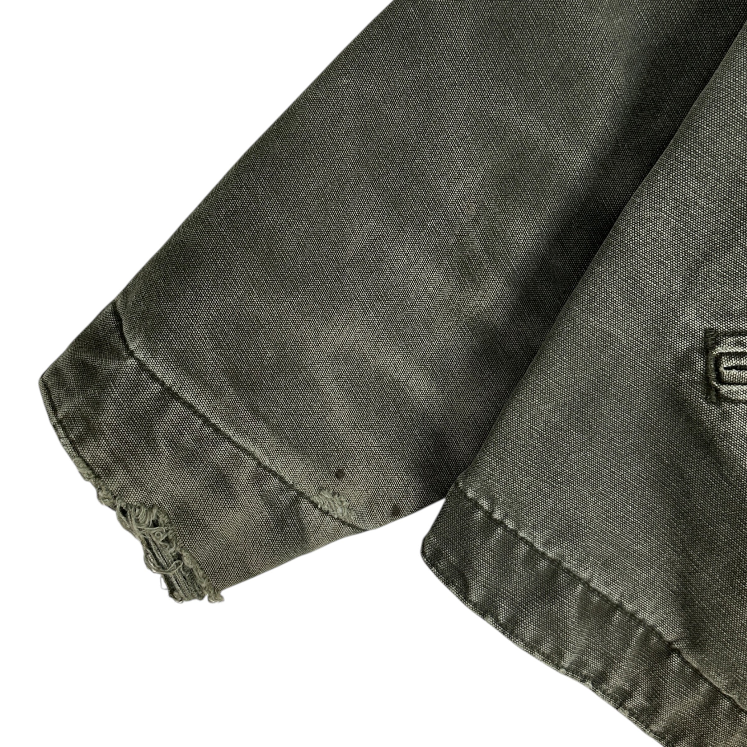 Vintage Carhartt Detroit Blanket Lined Jacket Moss Green