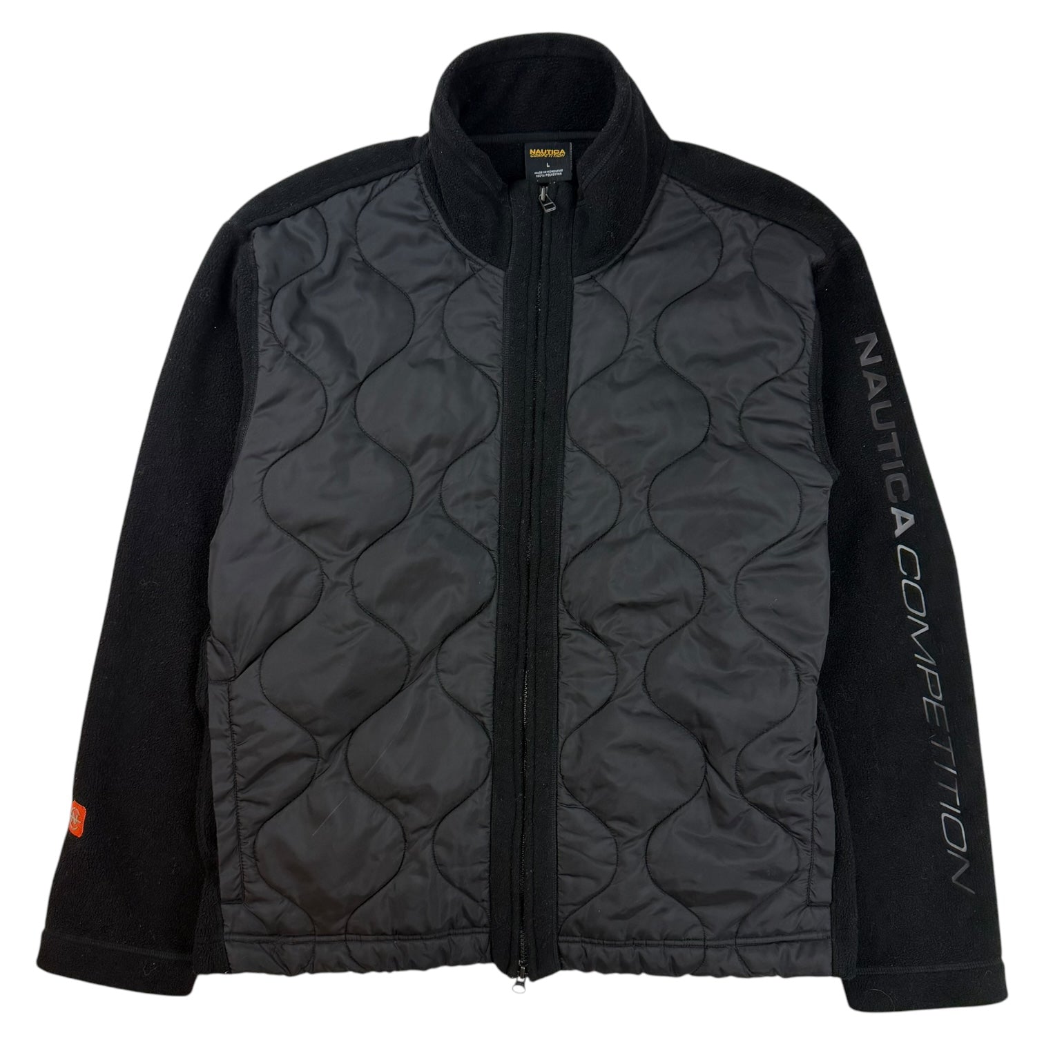 Vintage Nautica Competition Quilted Fleece Black