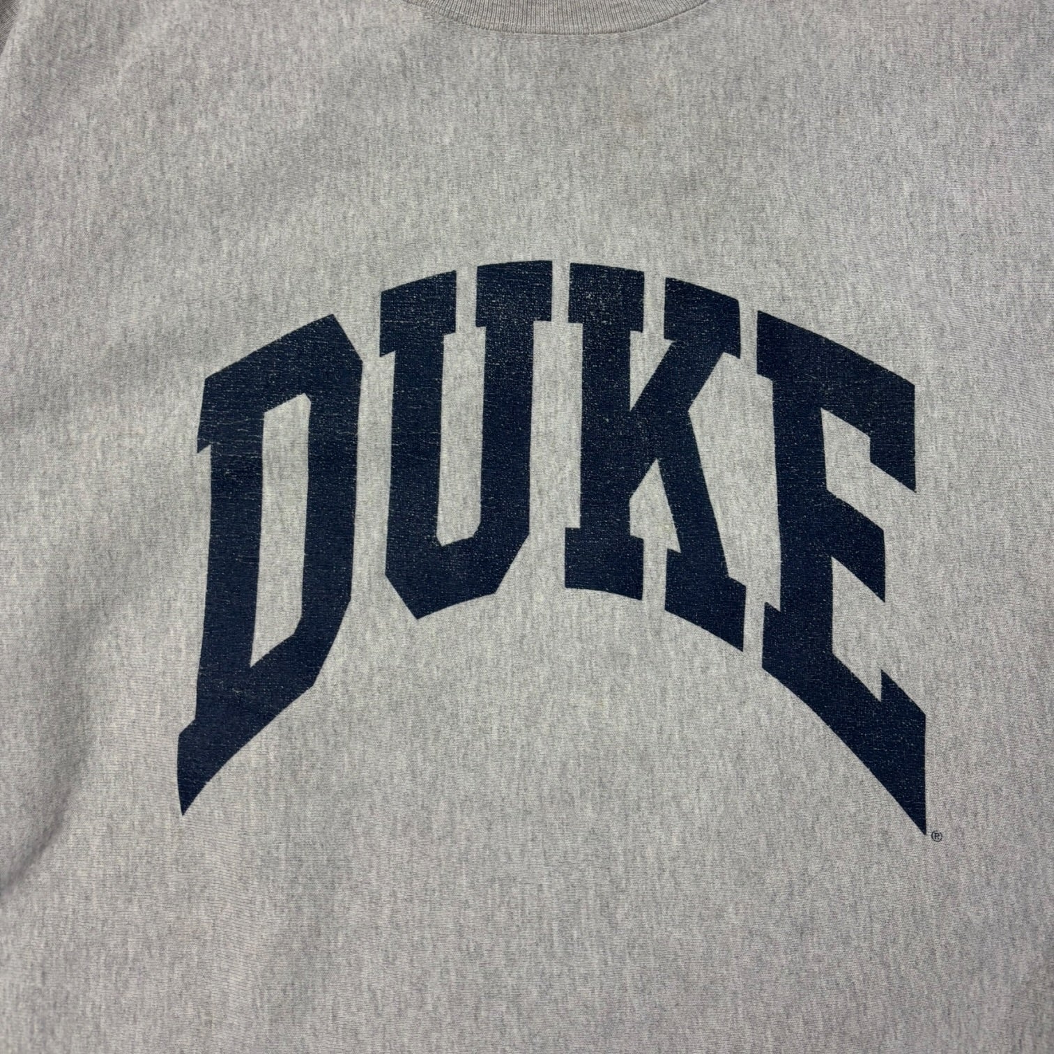 Vintage Duke University Crewneck Grey