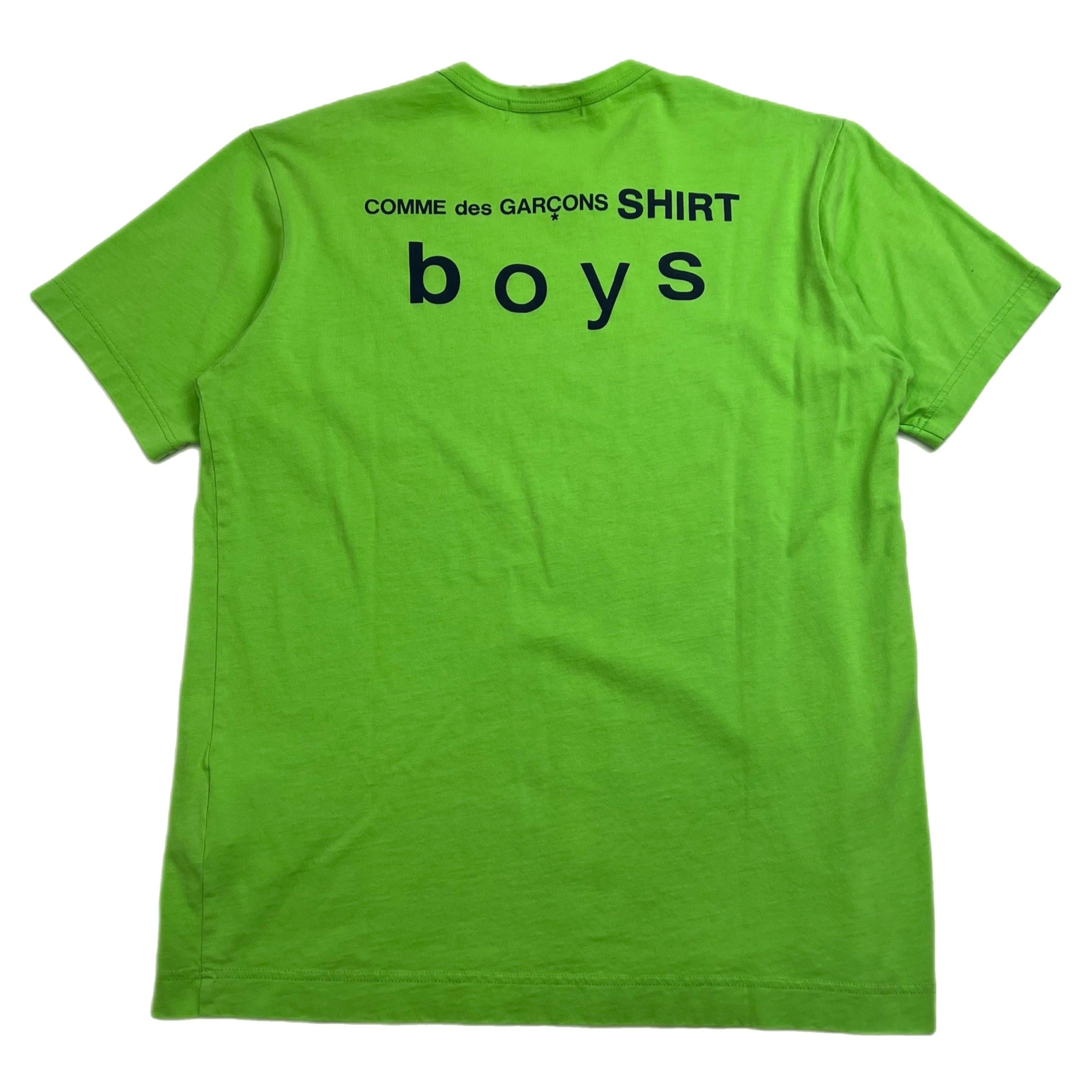 Green cdg shirt online