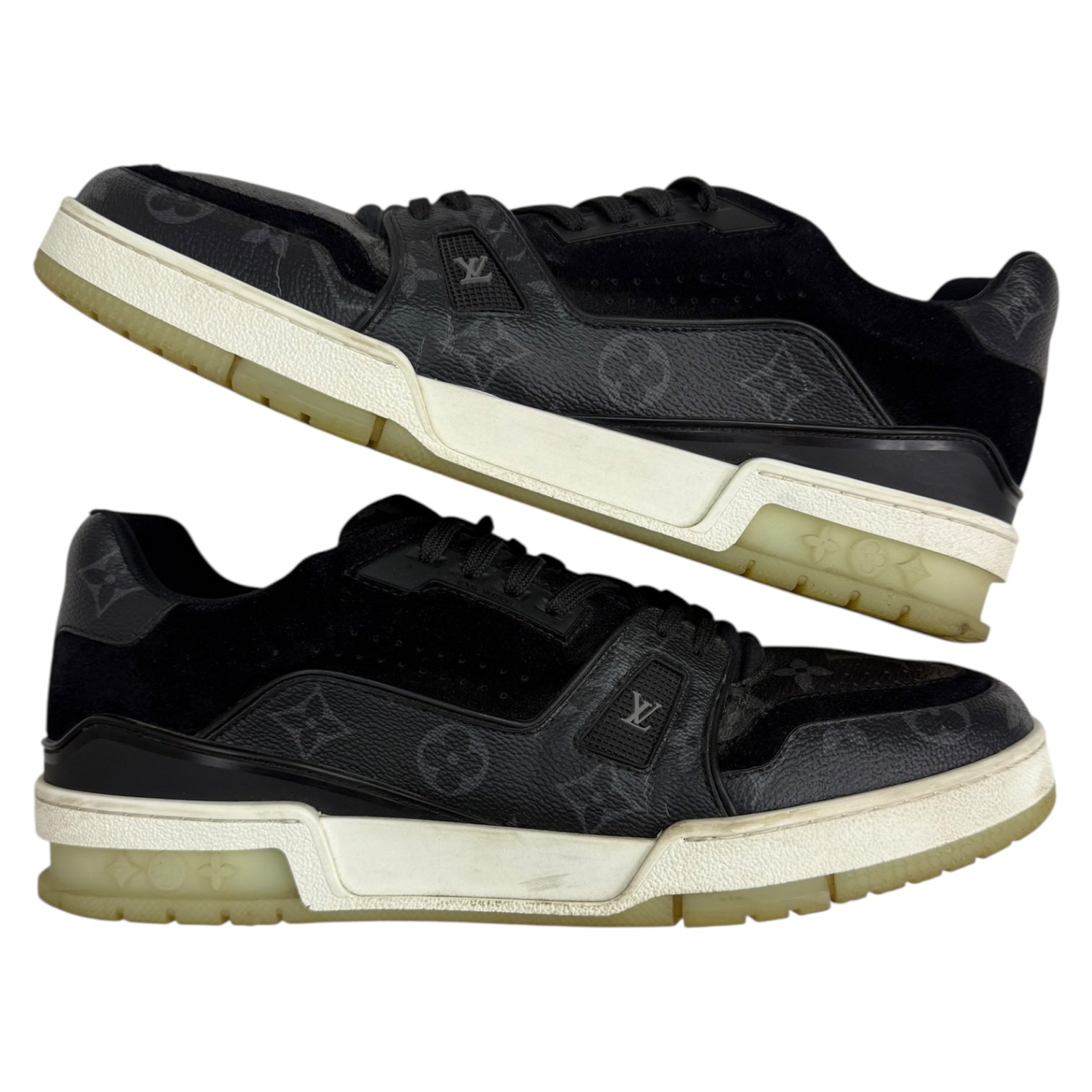 Louis Vuitton Trainer Black Monogram (Used)