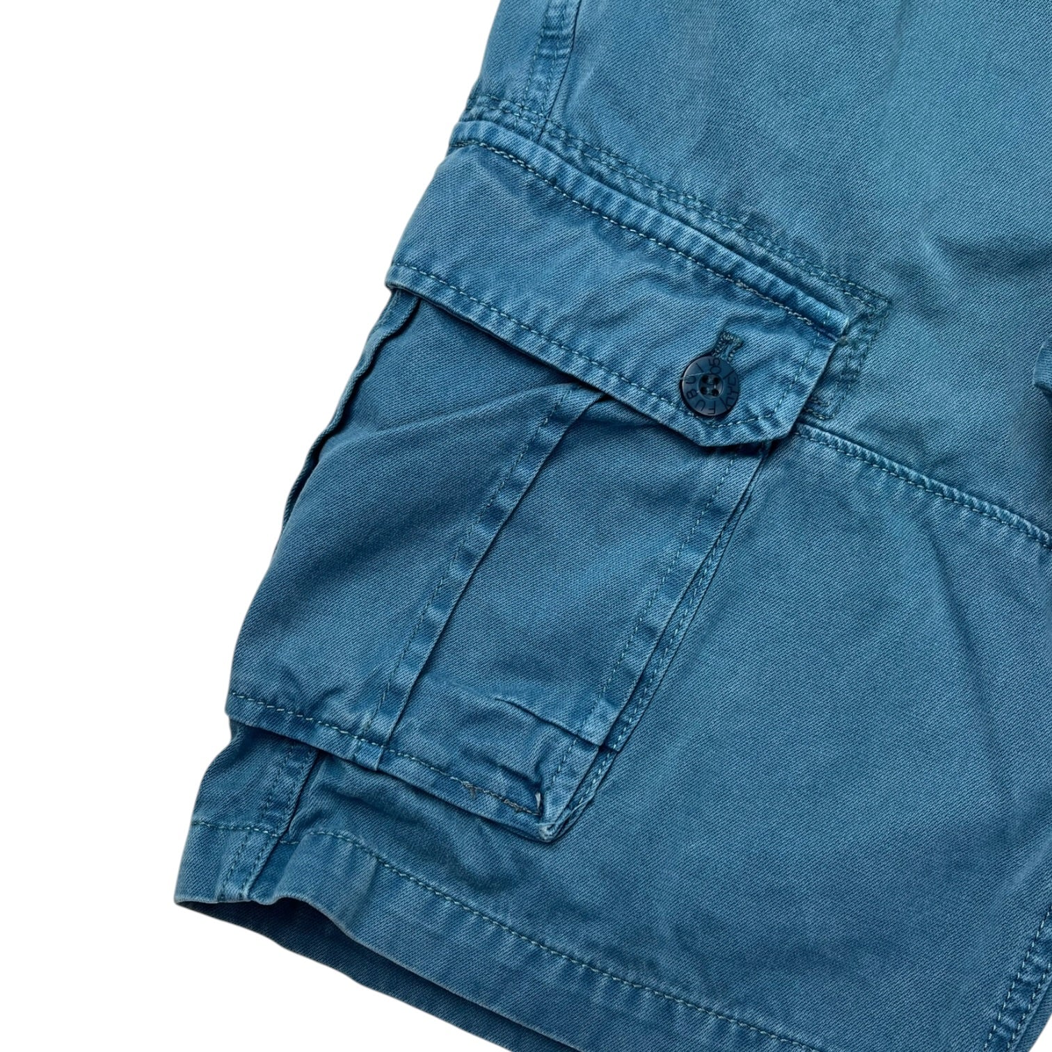 Vintage Fubu Embroidered Cargo Shorts Blue