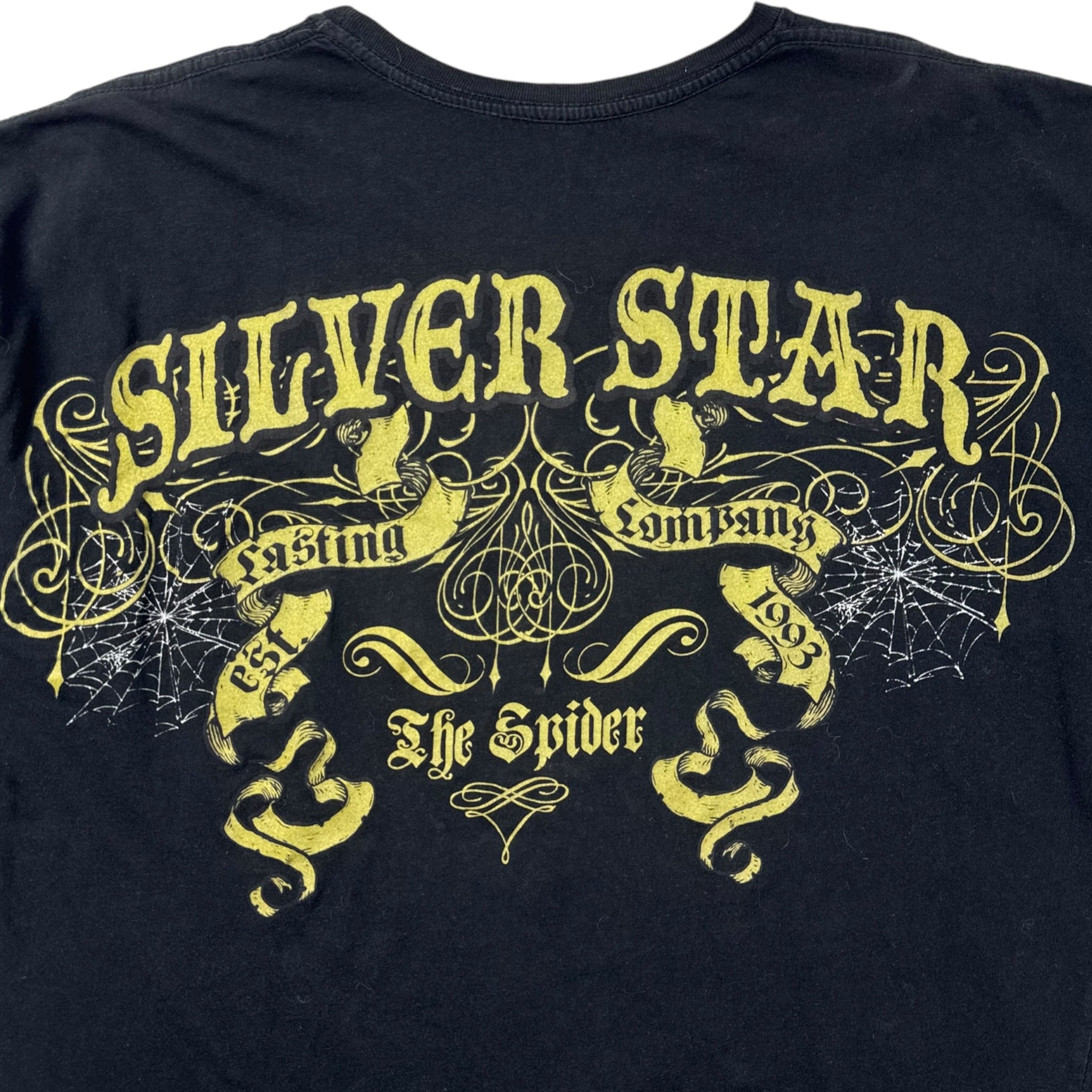 Y2K Silver Star ‘The Spider’ Cyber T-Shirt