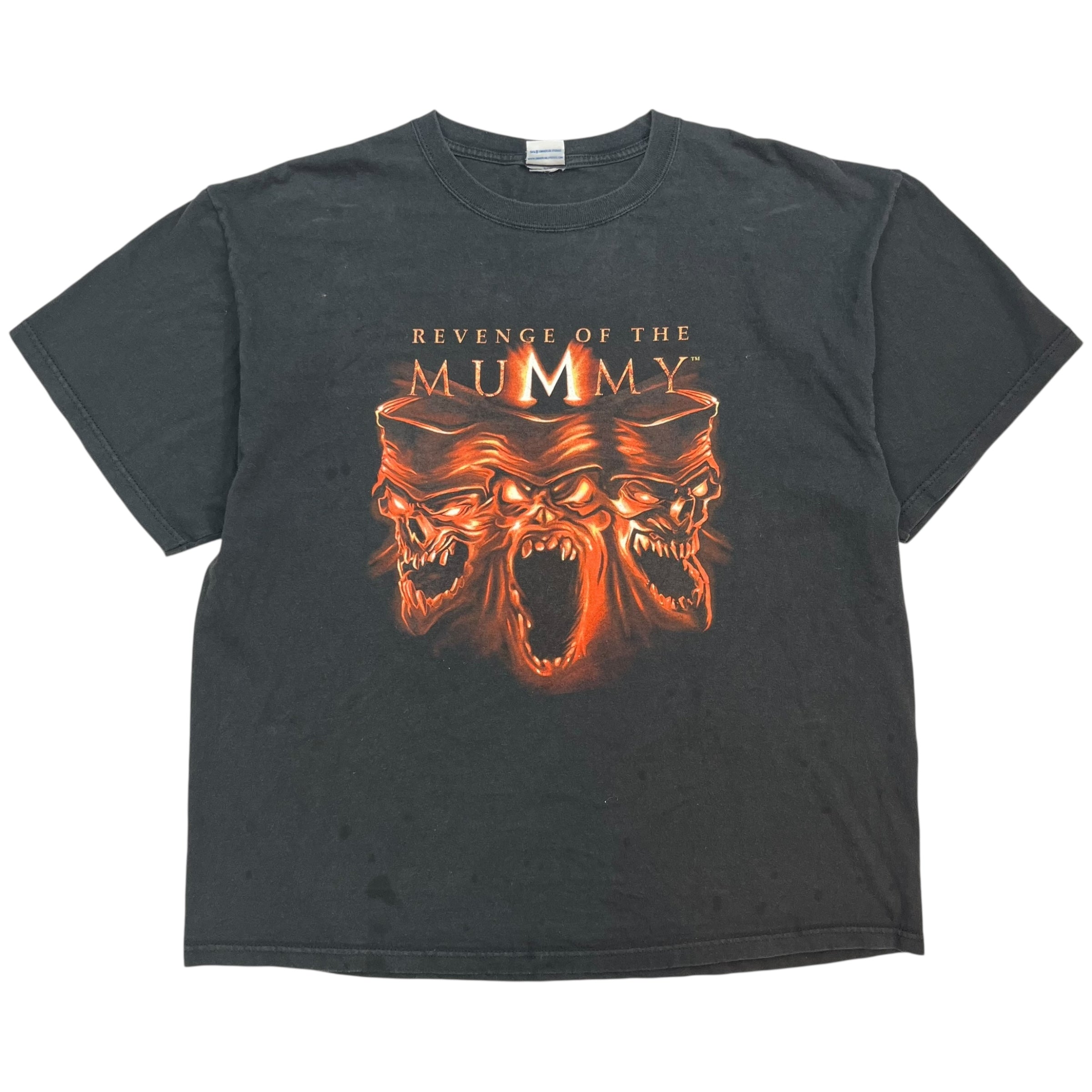 Vintage Revenge Of The Mummy Tee Black