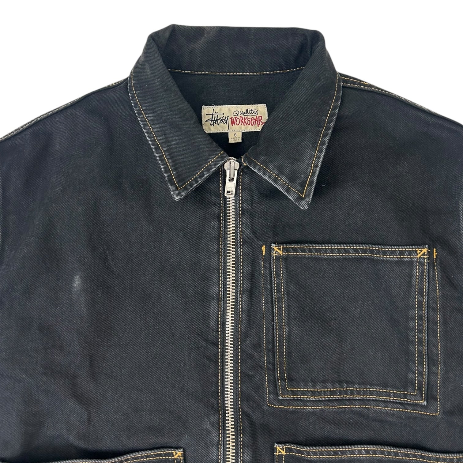 Stussy Denim Trucker Jacket Black