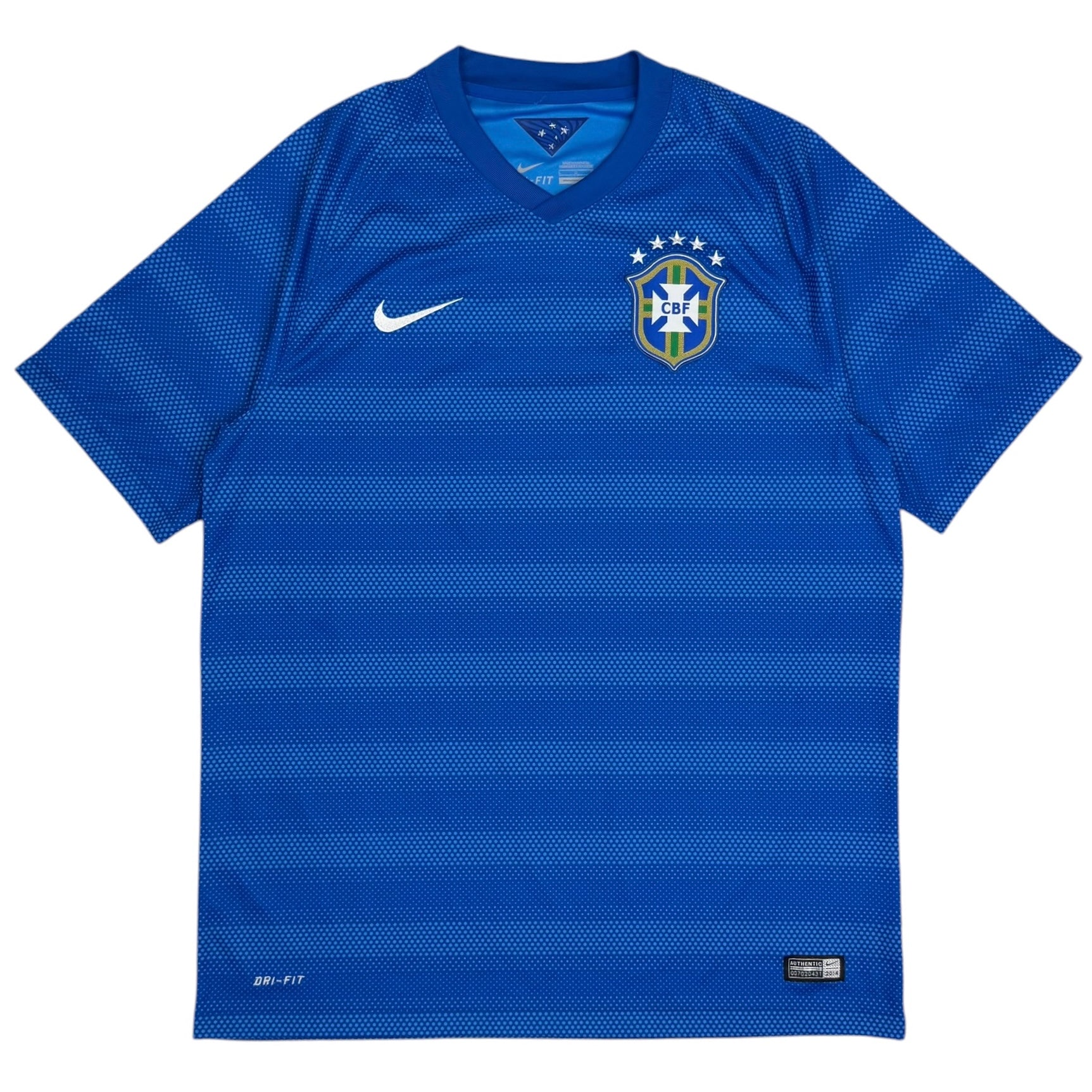 2014 Nike Brazil World Cup Away Jersey Blue