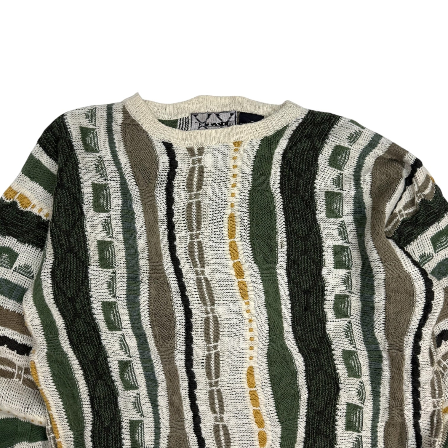 Vintage Cable Knit Sweater Multicolour