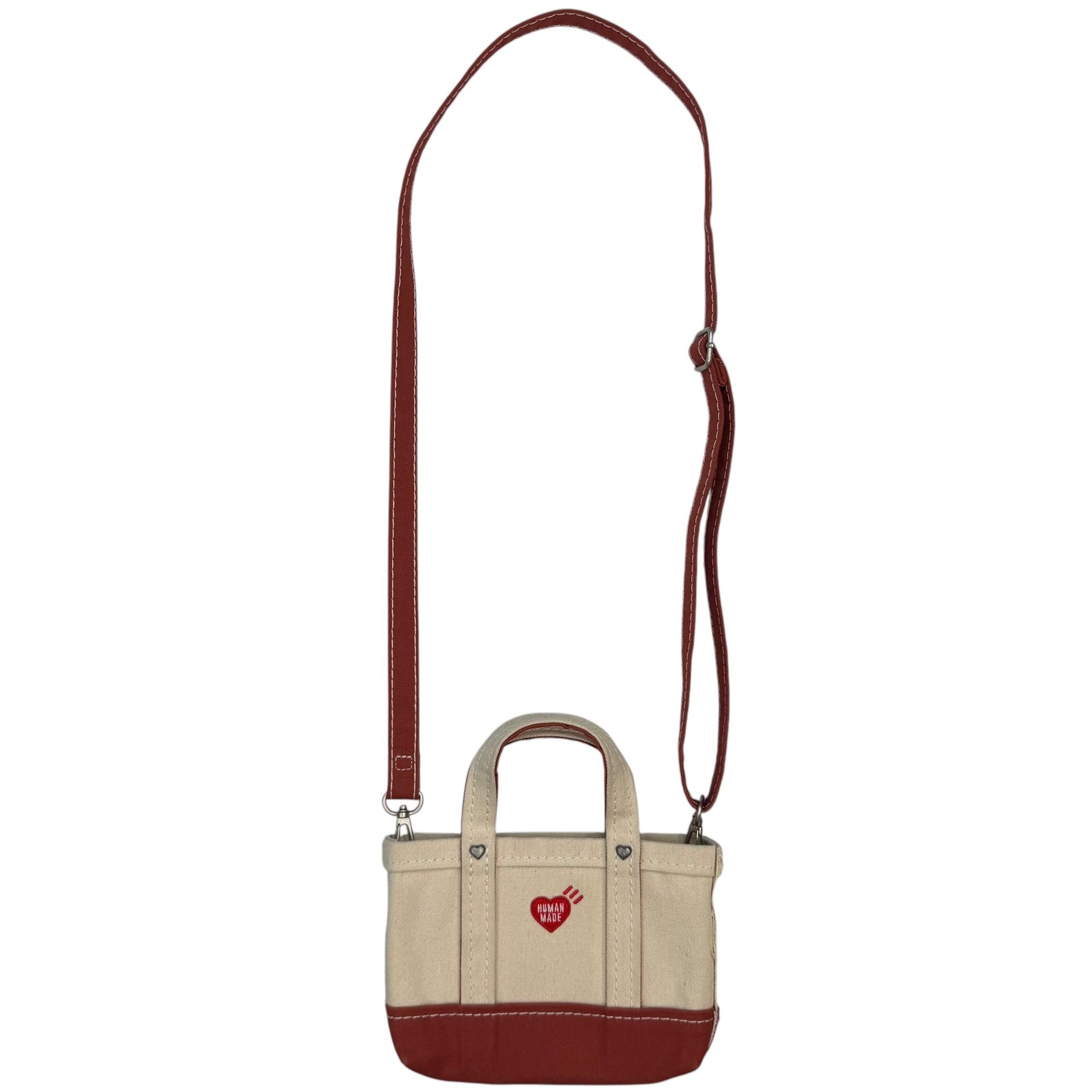 Human Made Heavy Canvas Mini Shoulder Bag Tote Beige