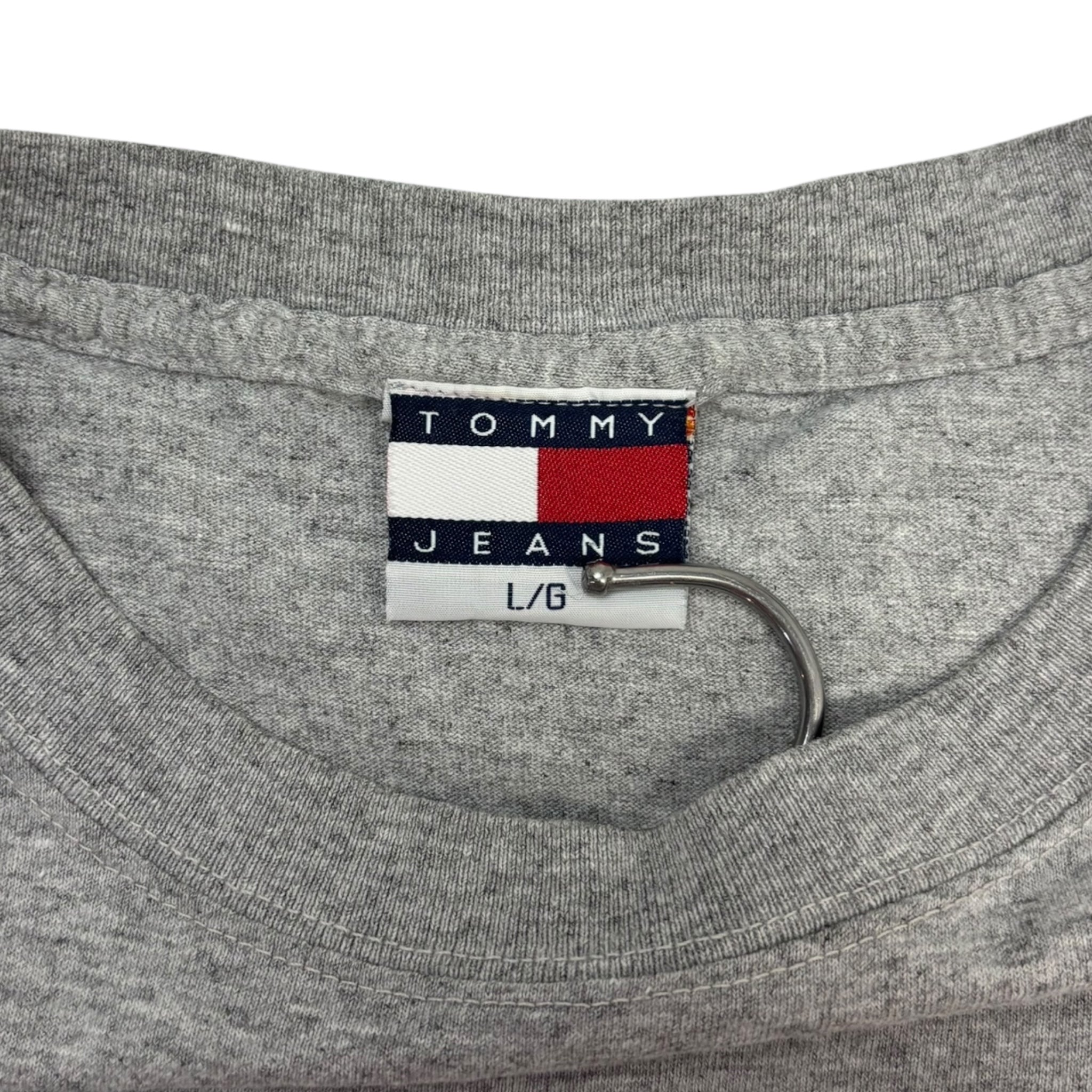 Vintage Y2K Tommy Jeans T-Shirt Grey