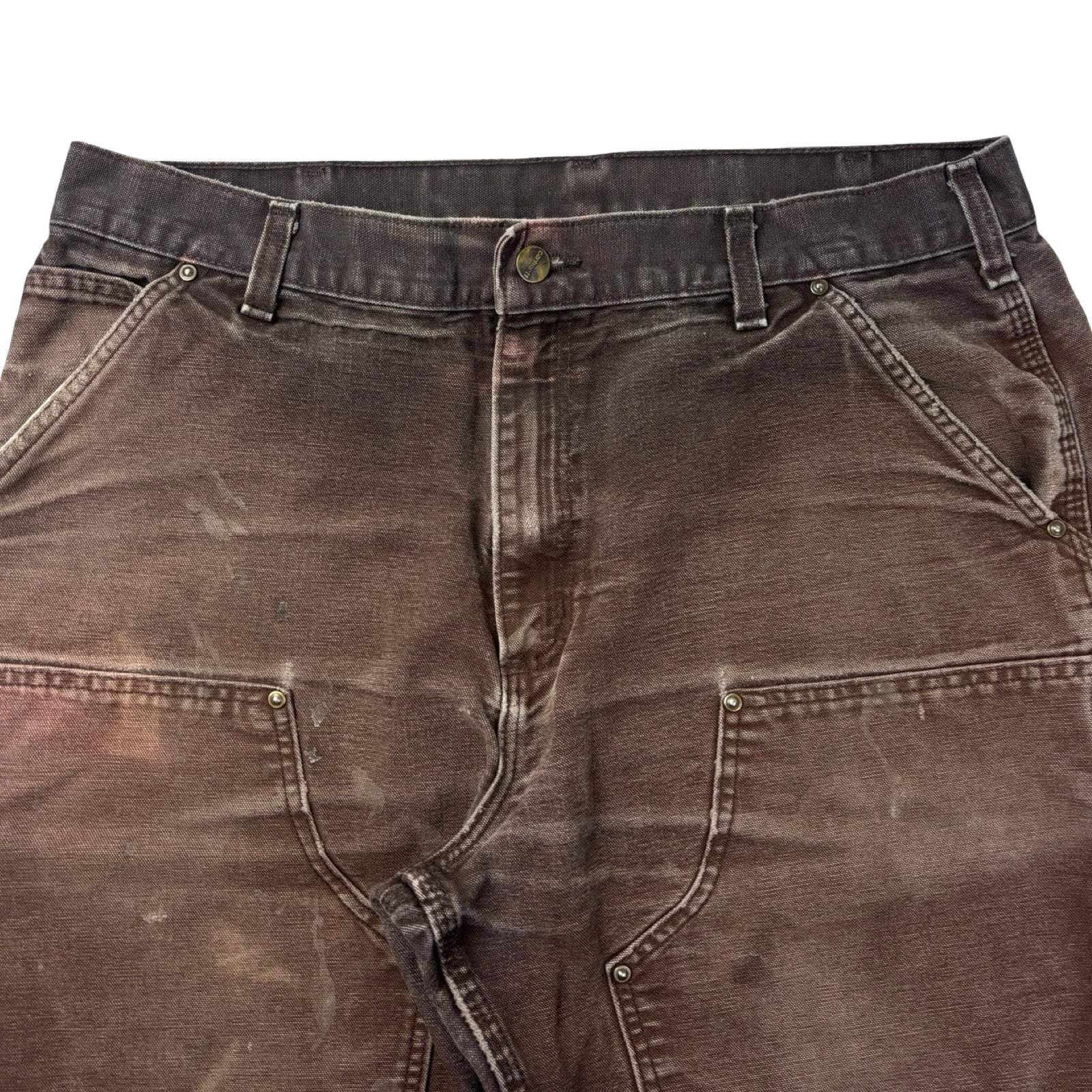 Carhartt Double Knee Pant Distressed Brown