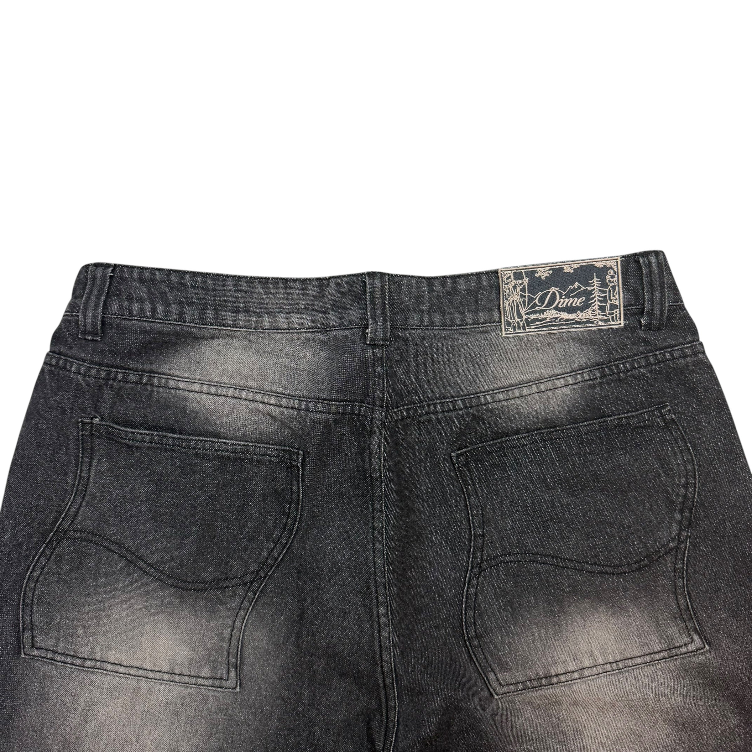 Dime Classic Baggy Denim Pants Black