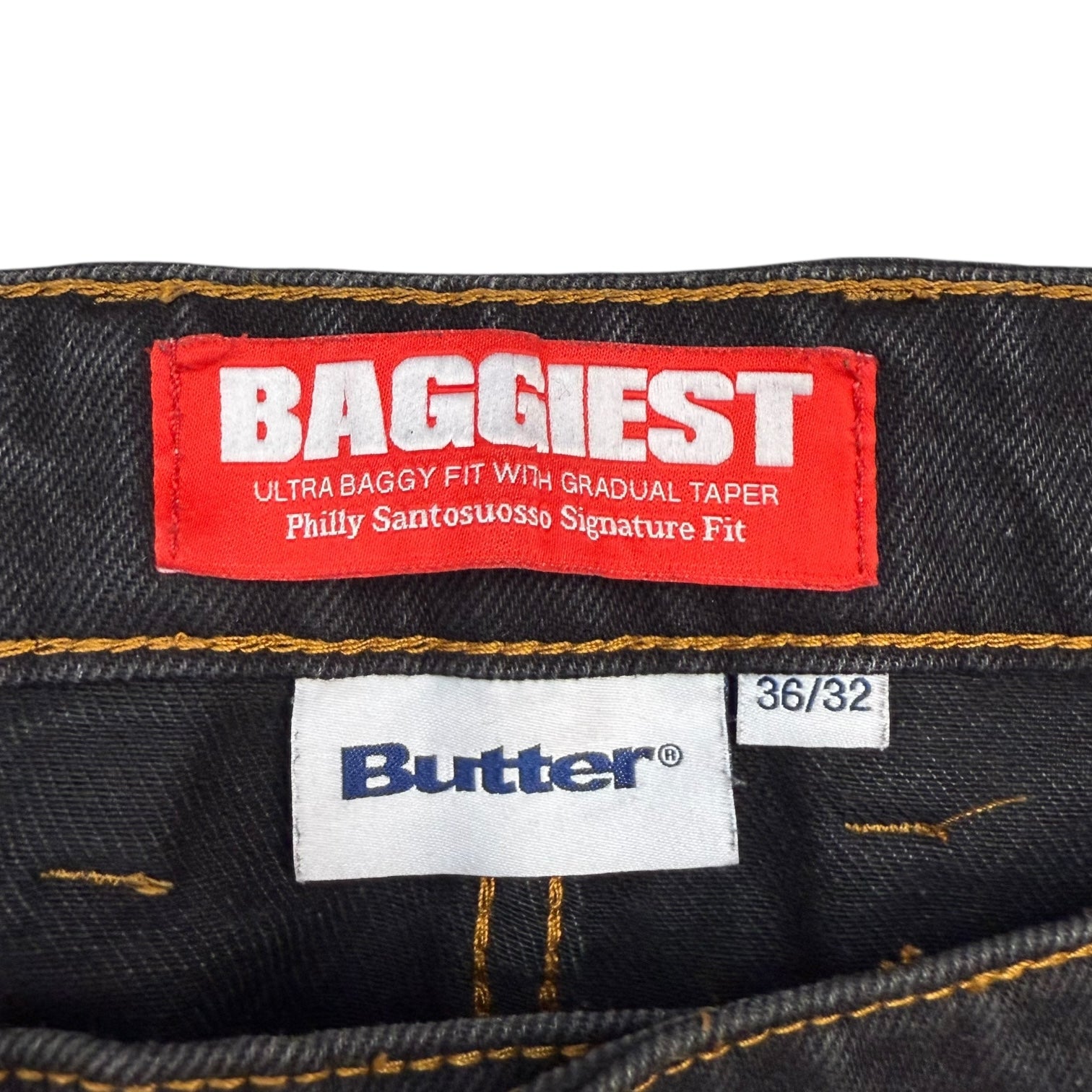 Butter Goods Baggiest Fit Pants Black