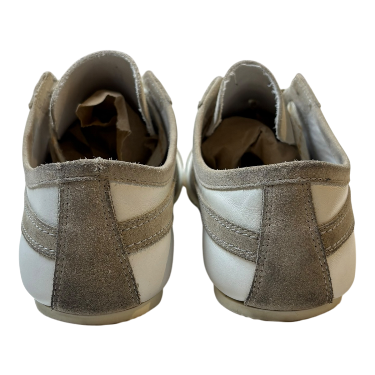 Dries Van Noten Low Top Leather Sneakers Grey/White (Used)