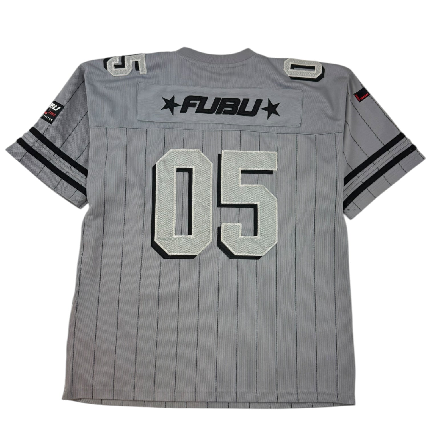 Vintage Y2K Fubu Football Jersey Grey