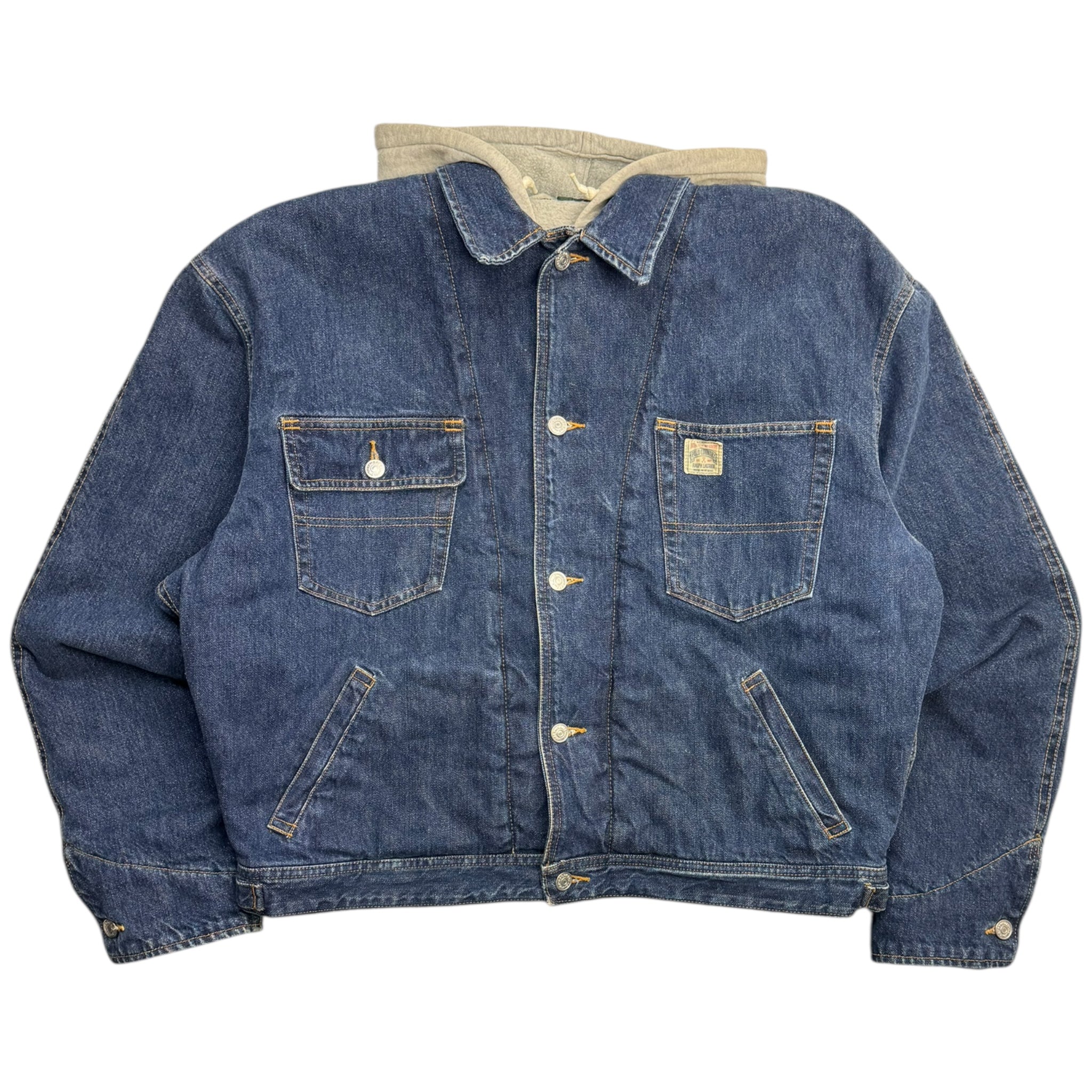 Vintage Polo Country Ralph Lauren Denim Hoodie
