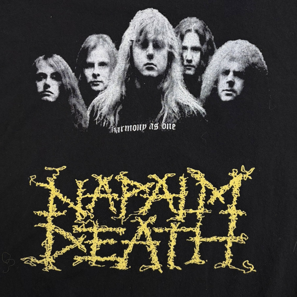 Vintage Napalm Death "Utopia Banished" Promotional T-Shirt Black