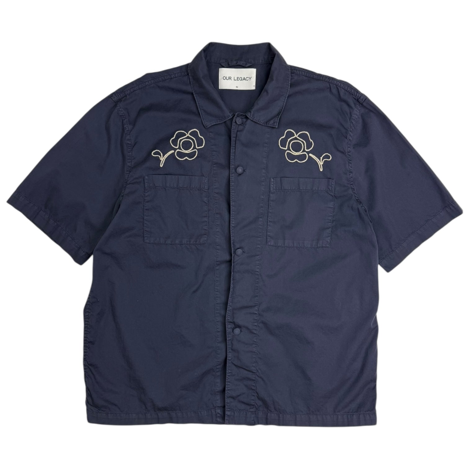 Our Legacy Splash Box Shirt Navy