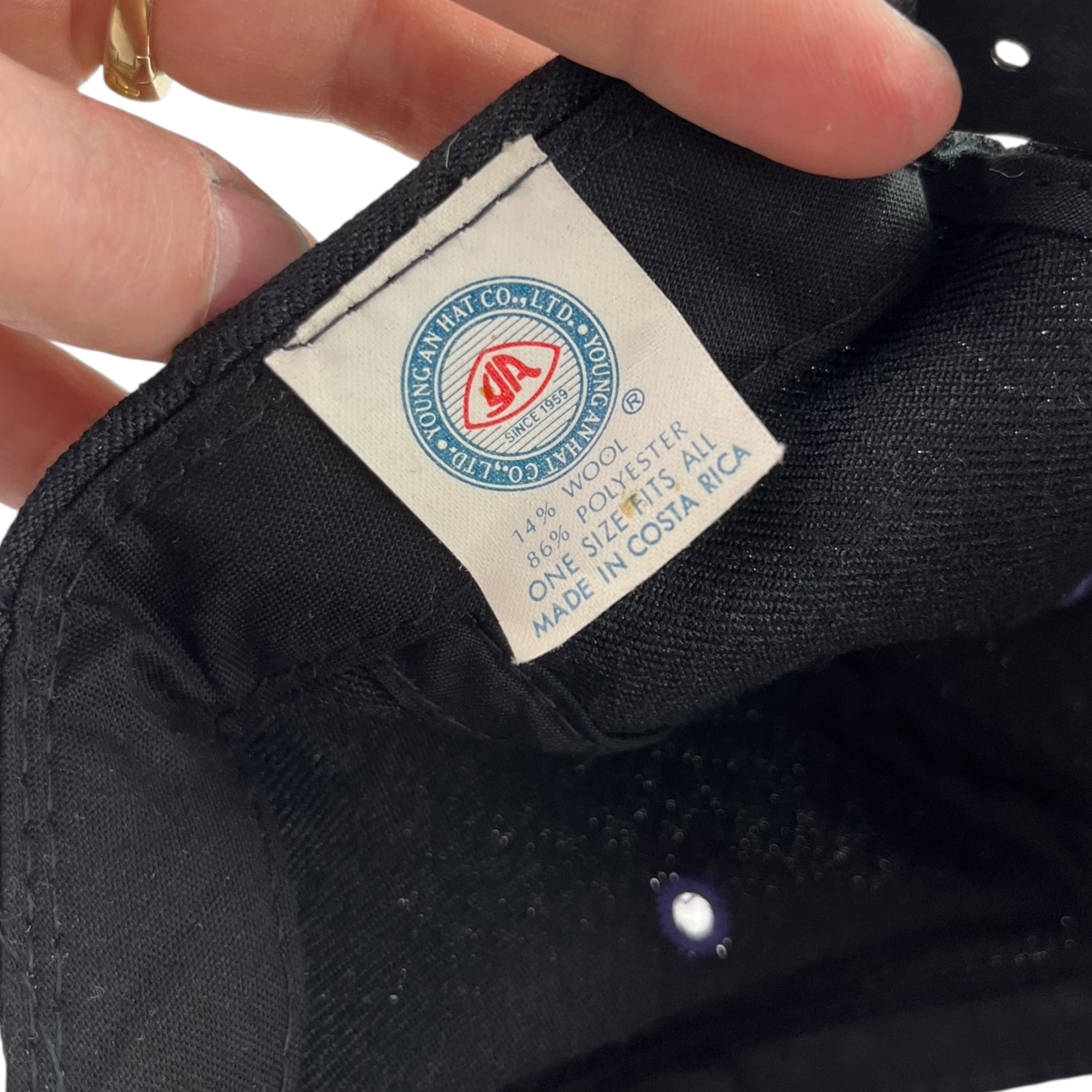 Vintage New York Yankees Snapback Black/Purple