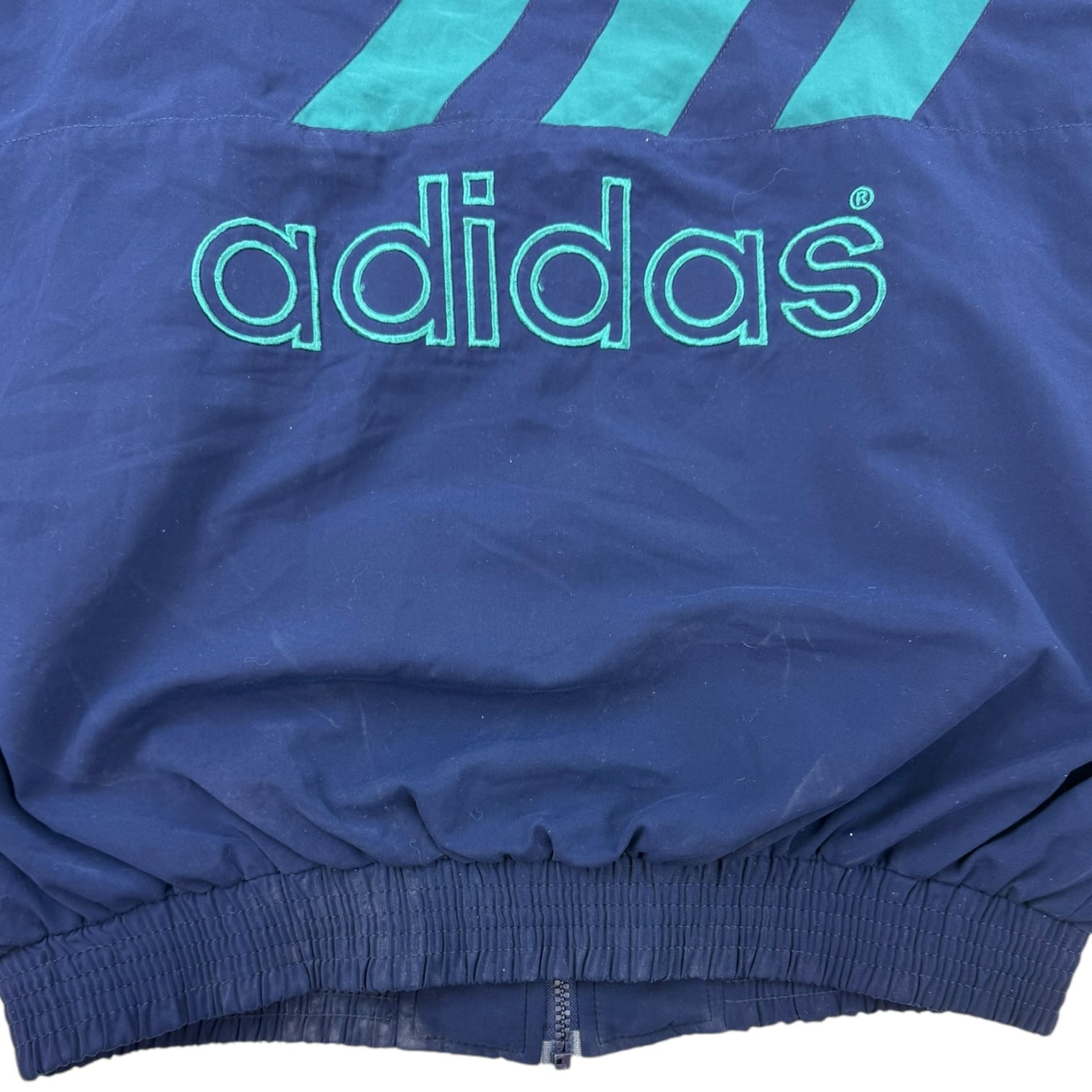 Vintage Adidas Track Jacket Navy/Green