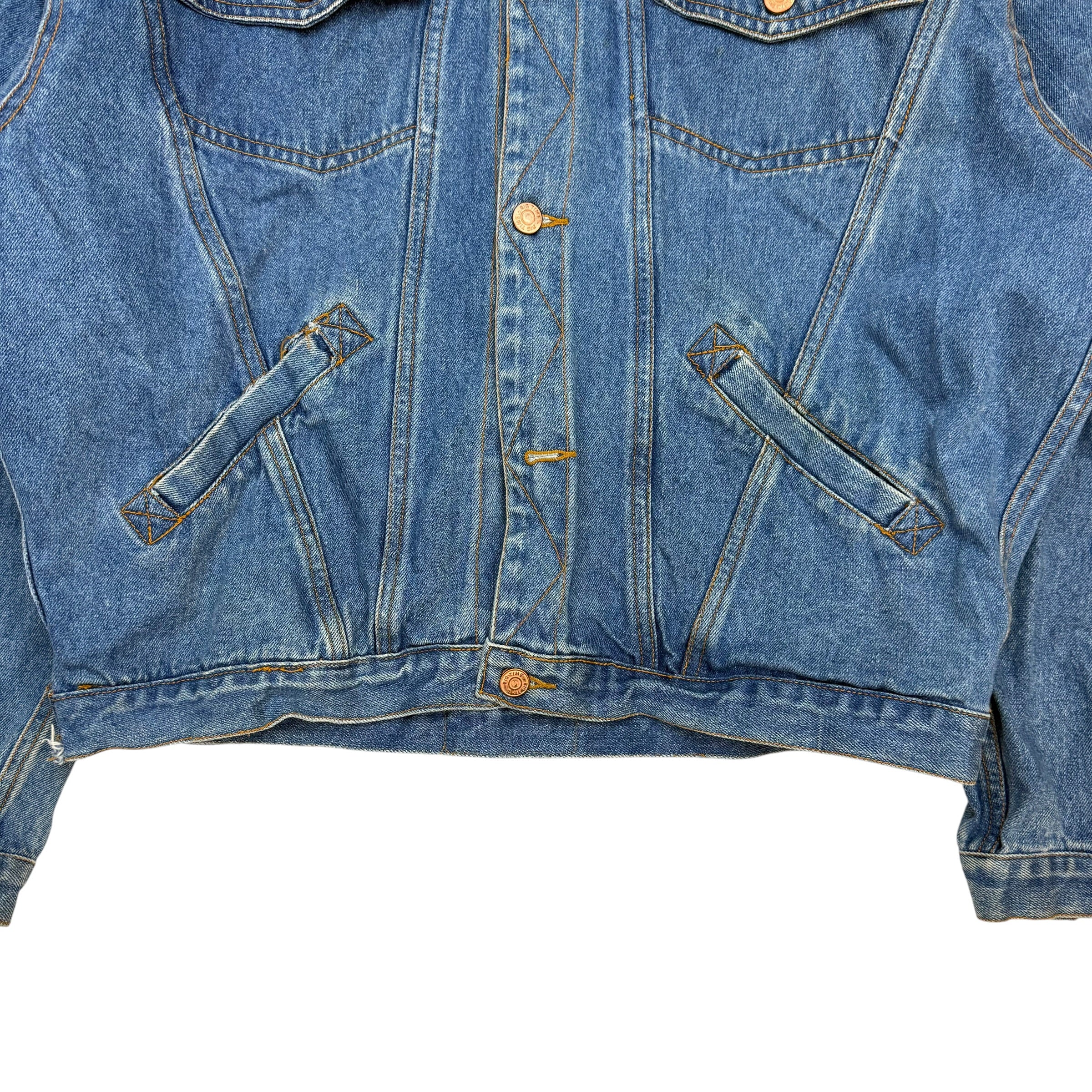Vintage Big Time Denim Jacket Dark Wash