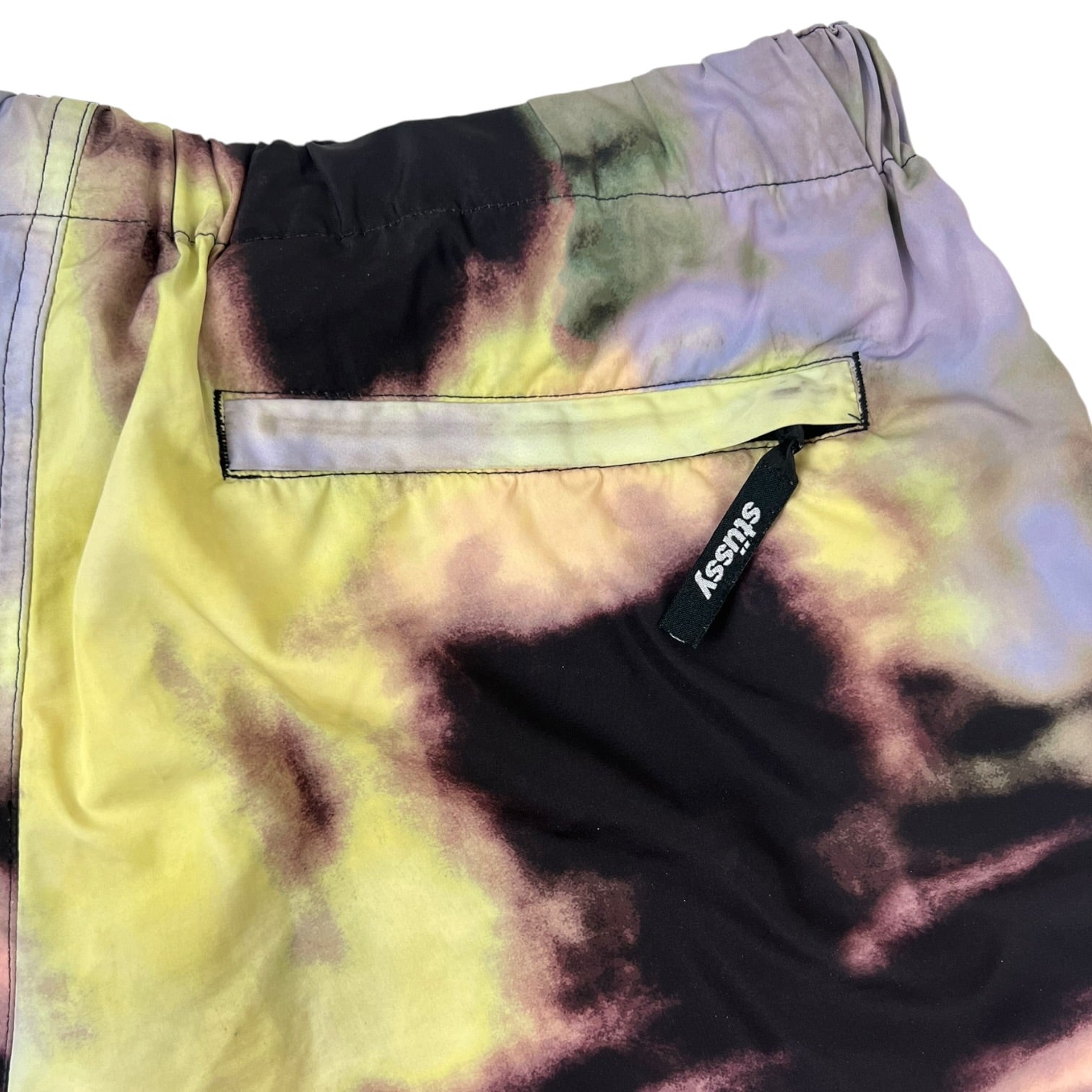 Stussy Leary Mountain Shorts Black Tie-Dye