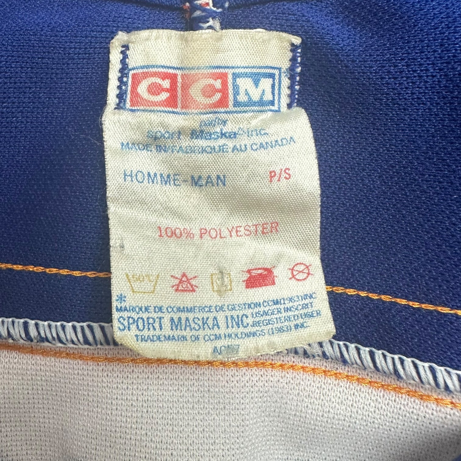 Vintage CCM Edmonton Oilers Away Jersey