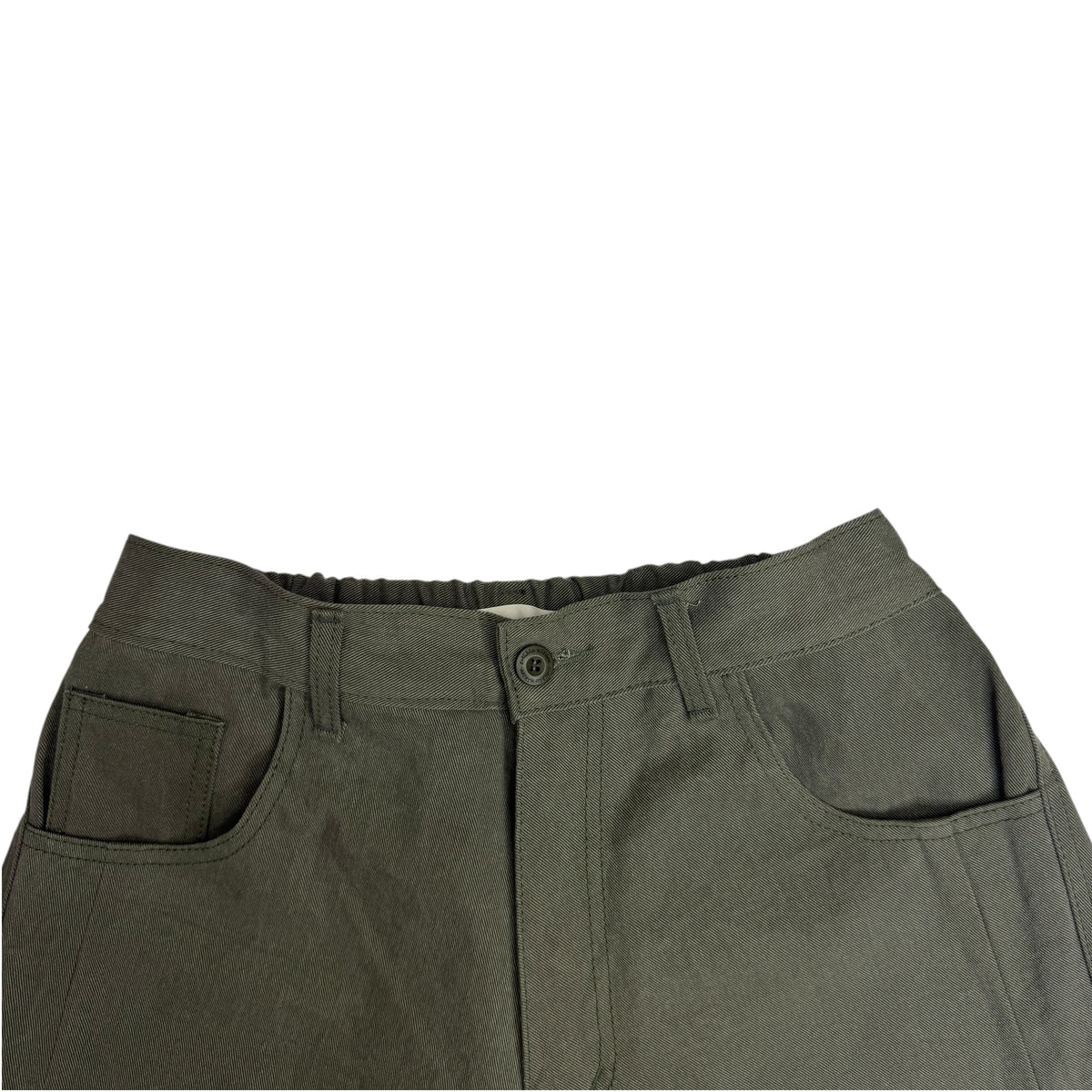Estudio Niksen Half Dart Maxi Jeans Green