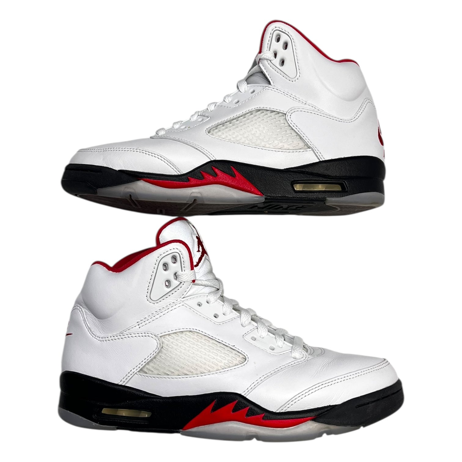 Jordan 5 Fire Red Silver Tongue (2020) (Used)