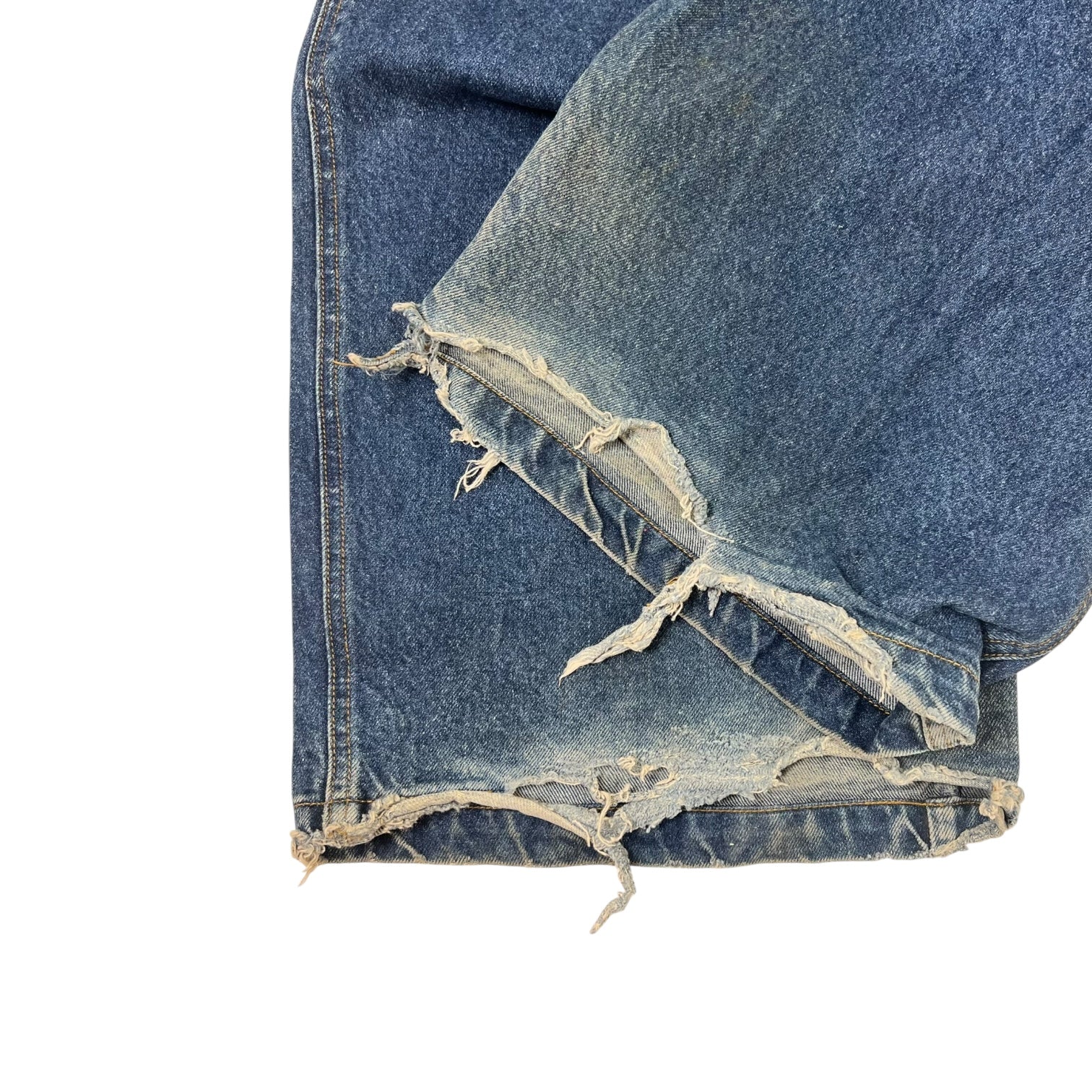 Vintage Exhaust Industrial Wide Leg Baggy Denim Jeans