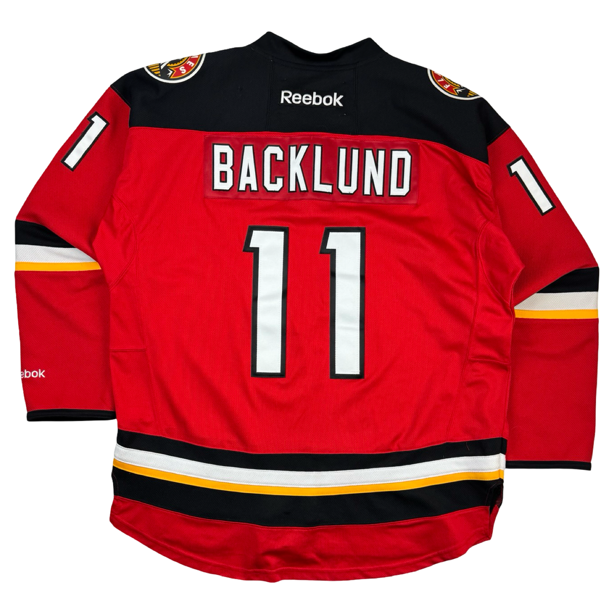 Vintage Calgary Flames #11 Mikael Backlund NHL Jersey