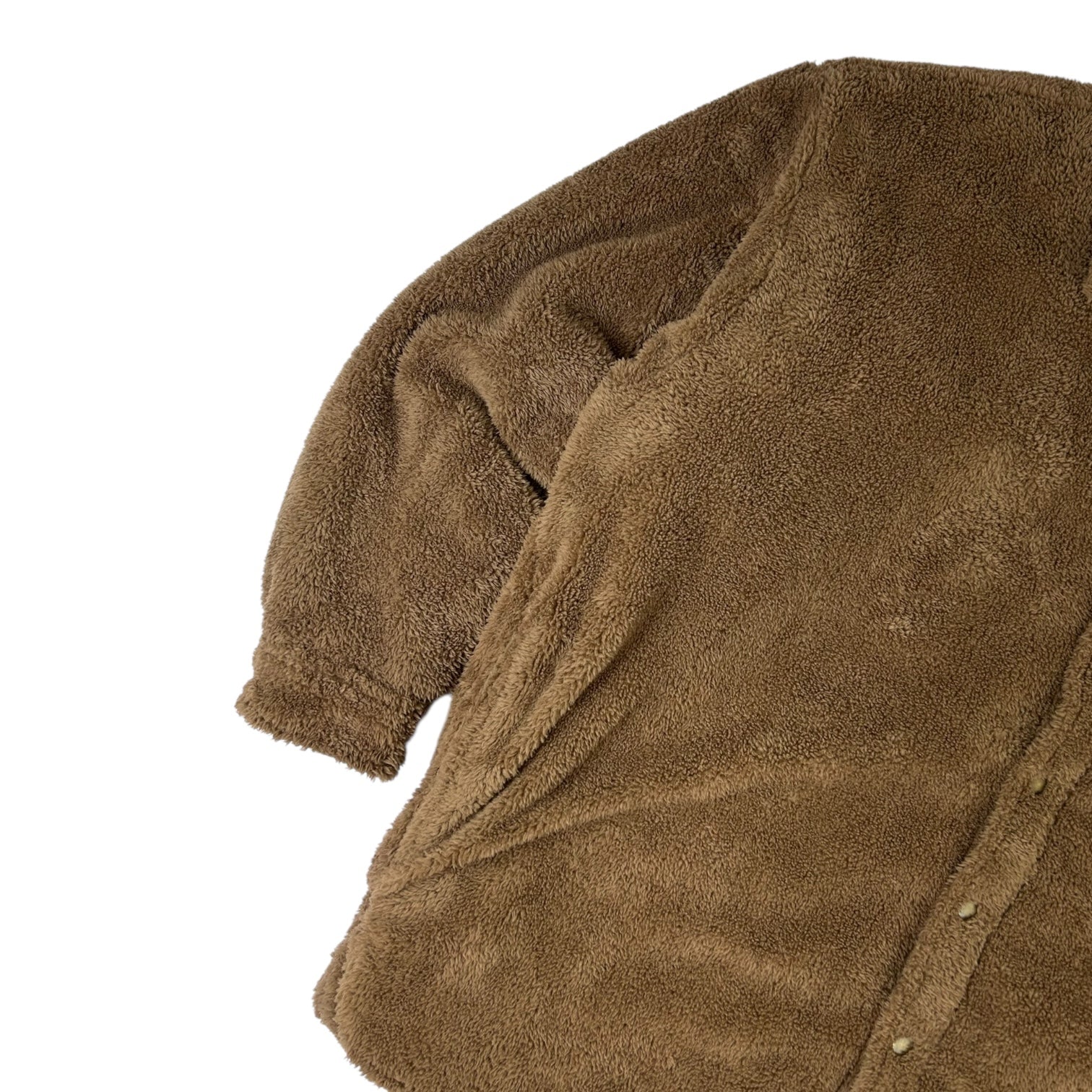 Acne Studios Soft Teddy Overshirt Hazel Beige
