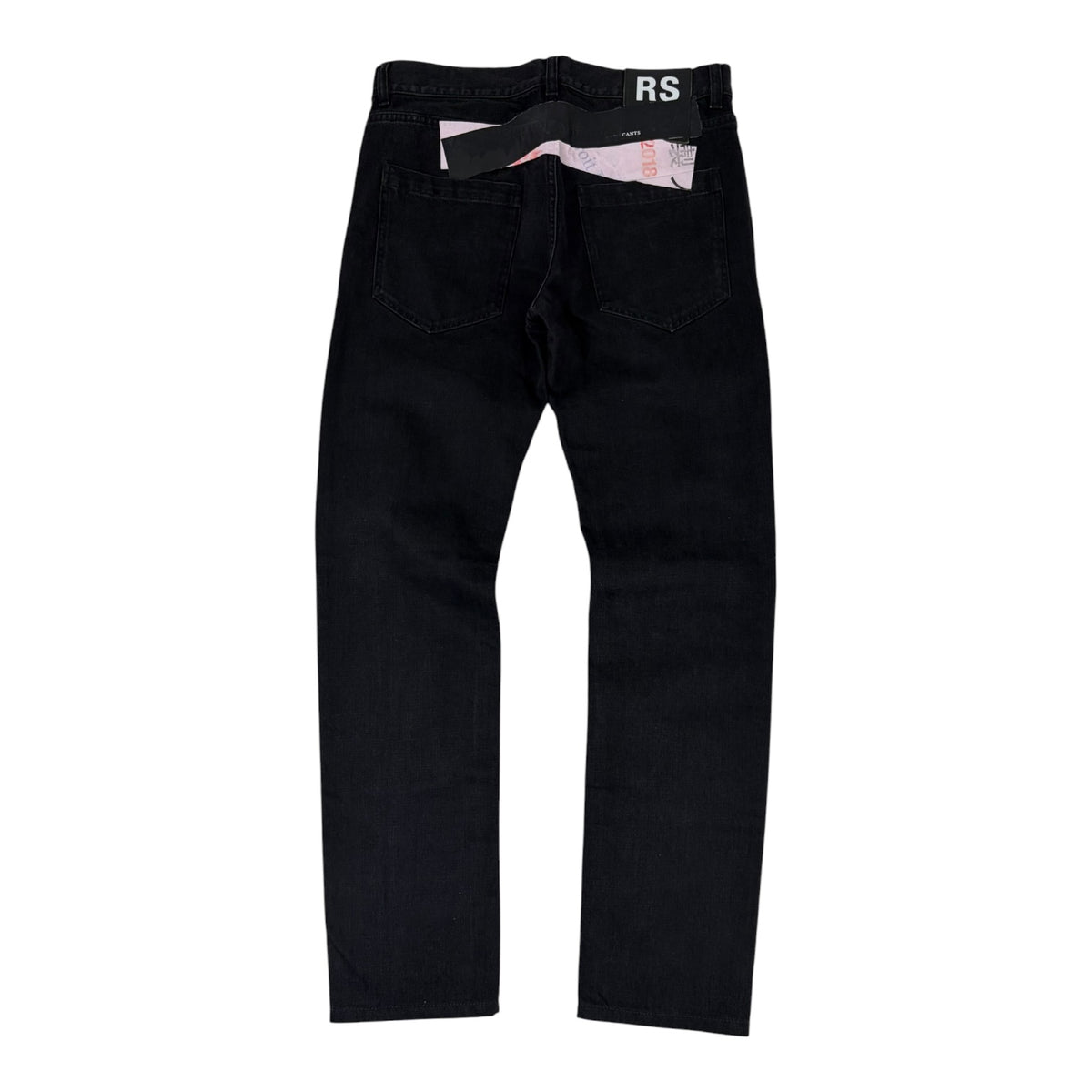 Raf Simons SS19 Tape Jeans Black