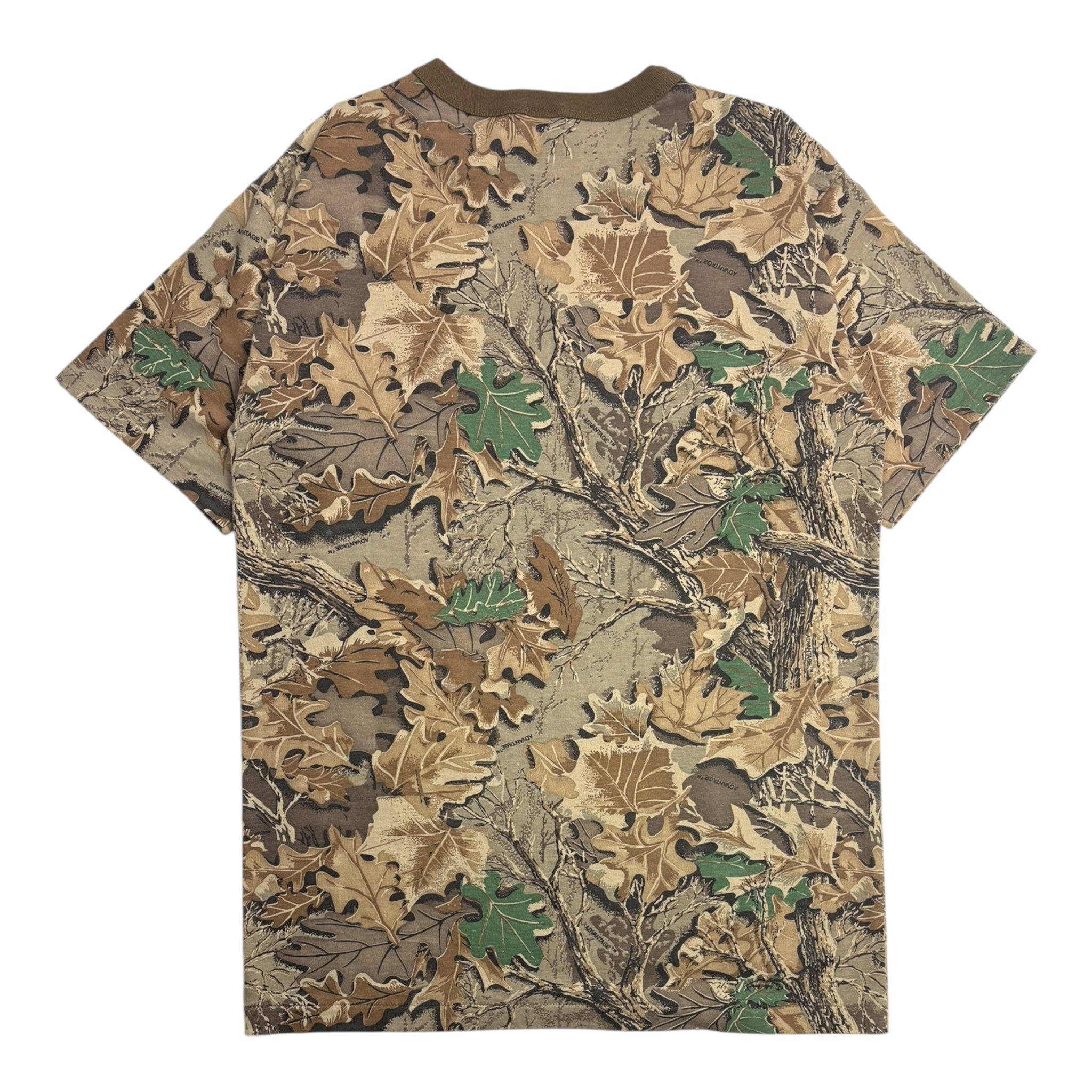 Vintage Woodland Real Tree Camo Ringer T-Shirt