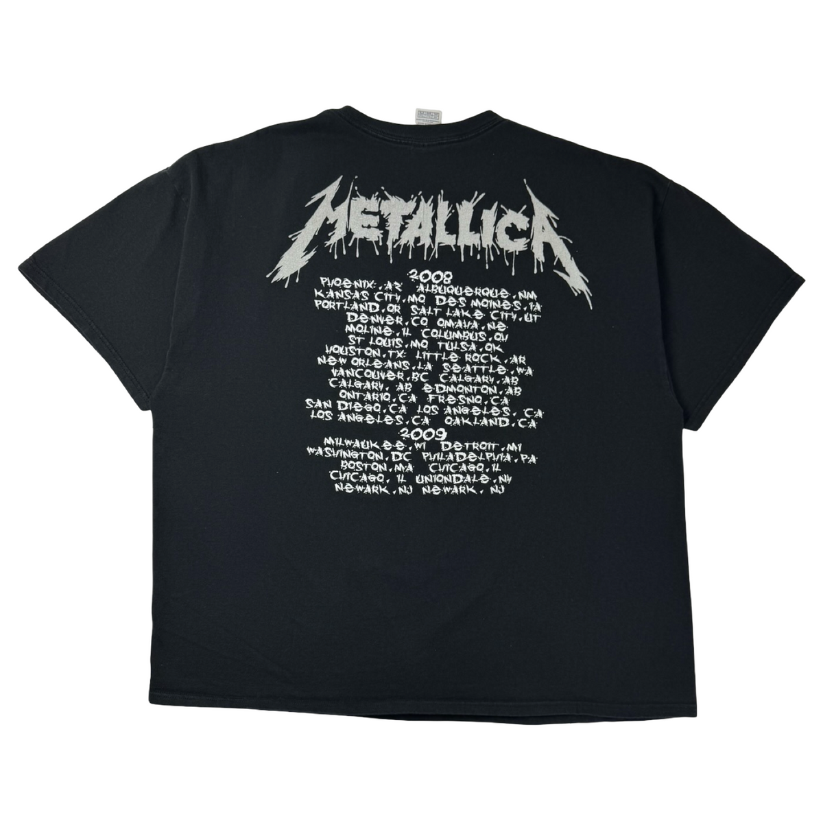 2008 Metallica World Magnetic Tour Band T-Shirt
