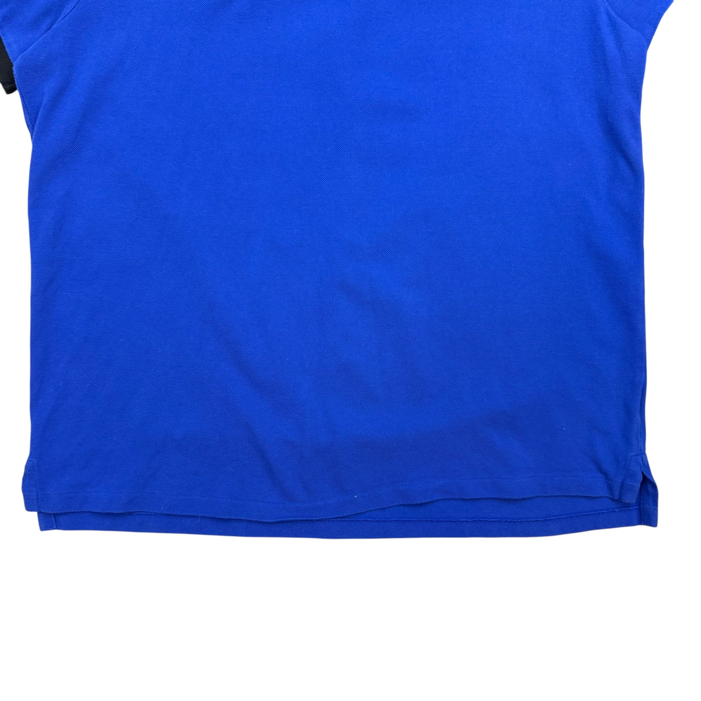 Vintage Polo Ralph Lauren World Cup Racing Button Up Blue