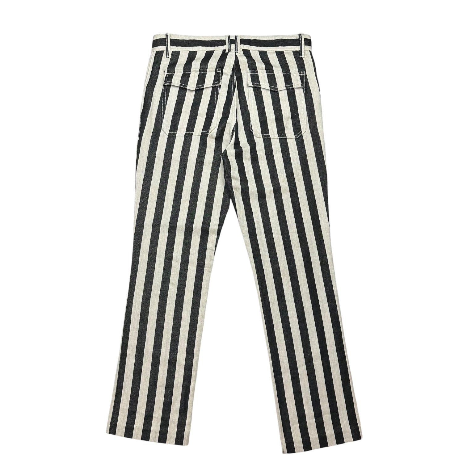 Alexander McQueen Striped Denim Pants