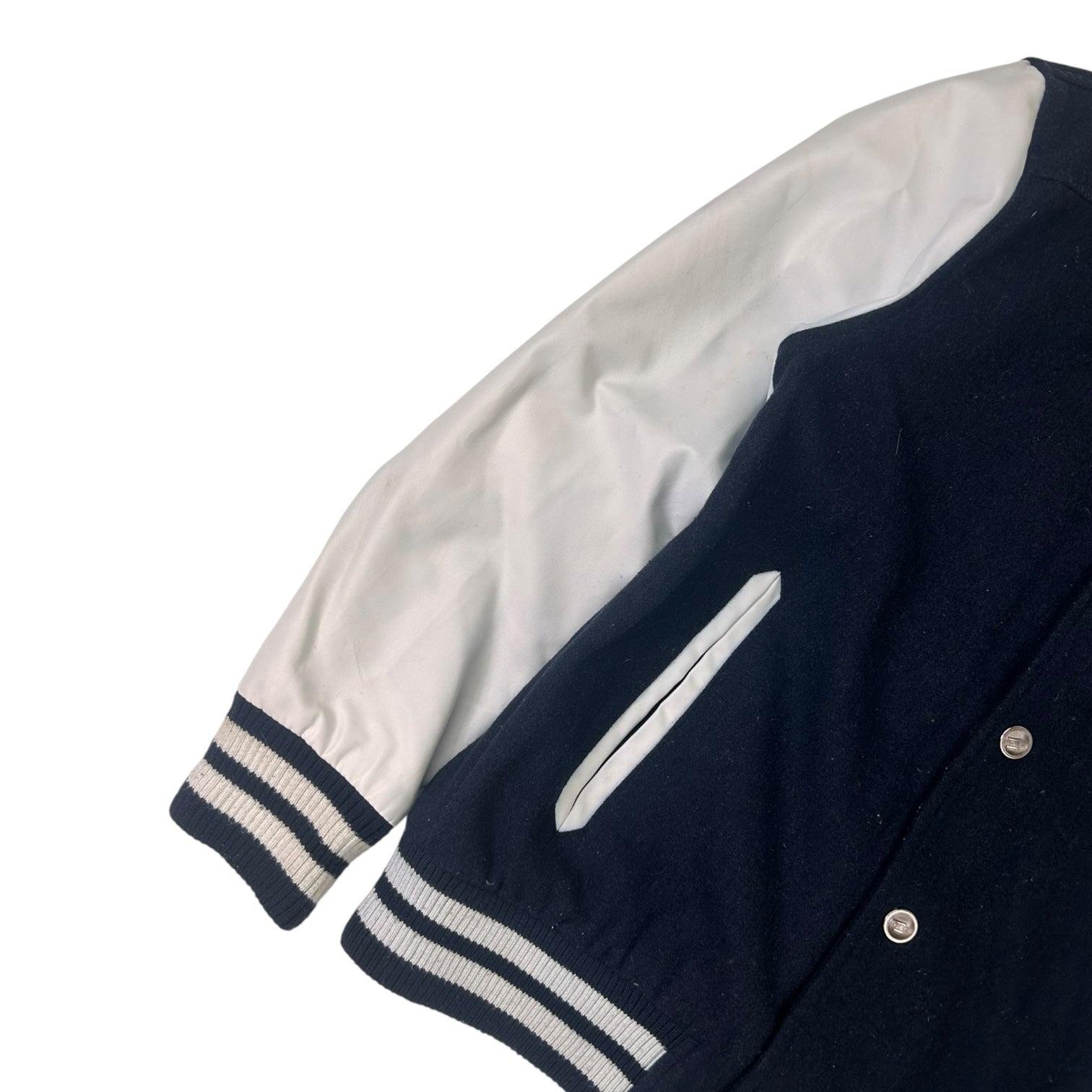 Vintage Dolce & Gabana Varsity Jacket Navy/White